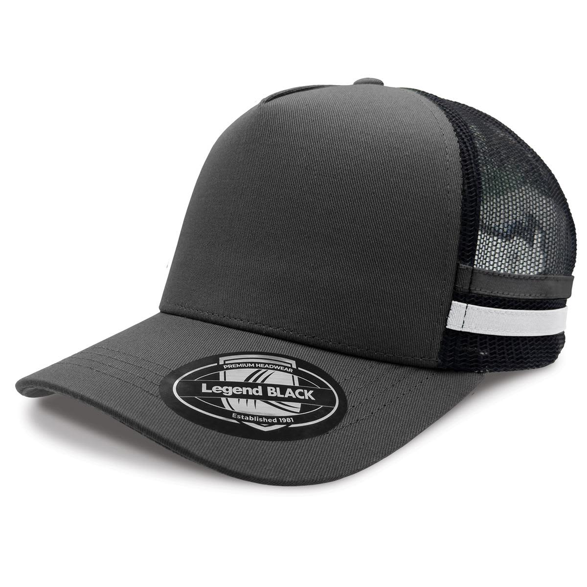 Striped Trucker