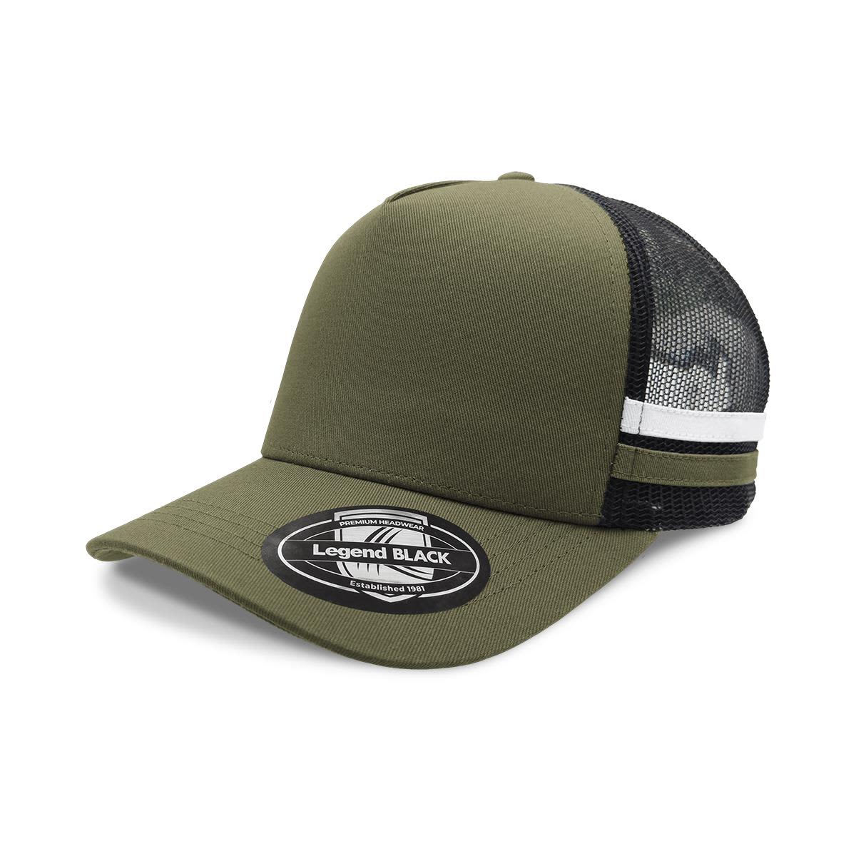Striped Trucker
