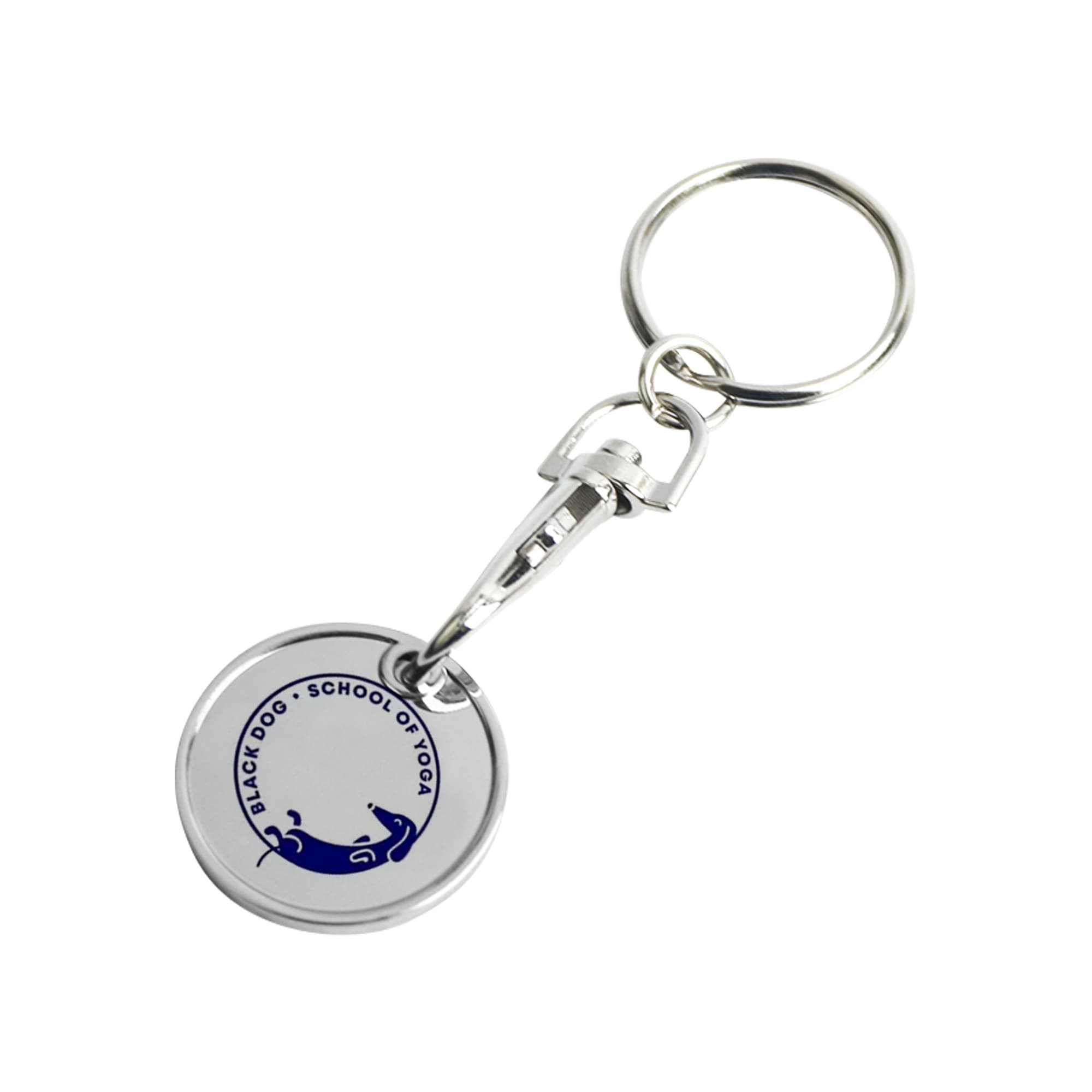 Printed Trolley Coin Keyring