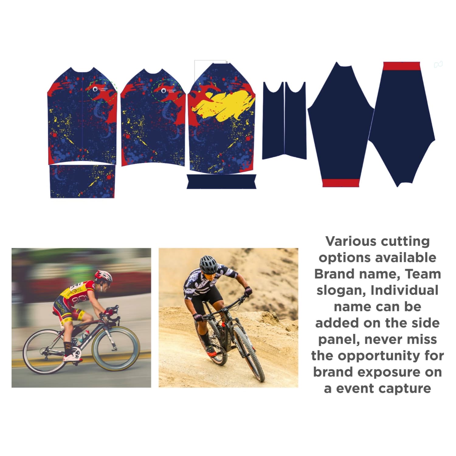 Men's Sublimated Long Sleeve Cycling Jersey