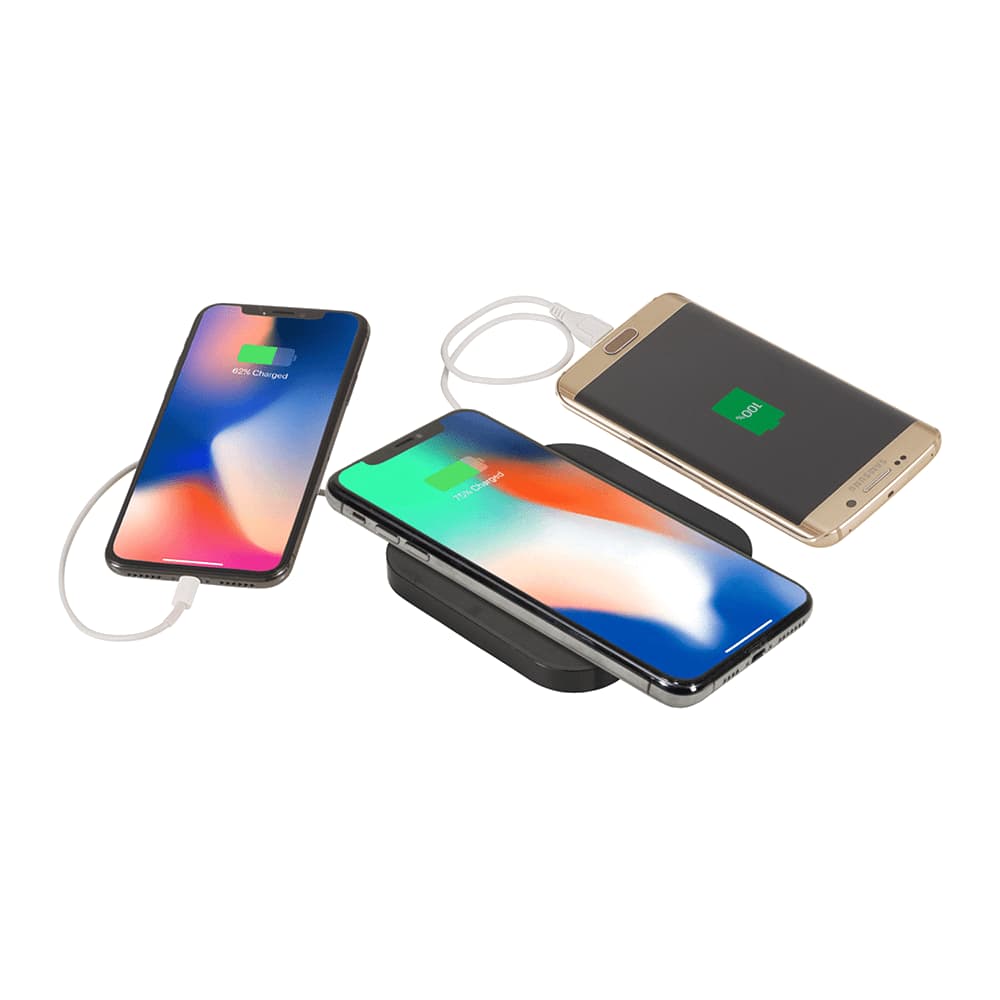 Ozone Wireless Charging Pad w/ Dual Outputs