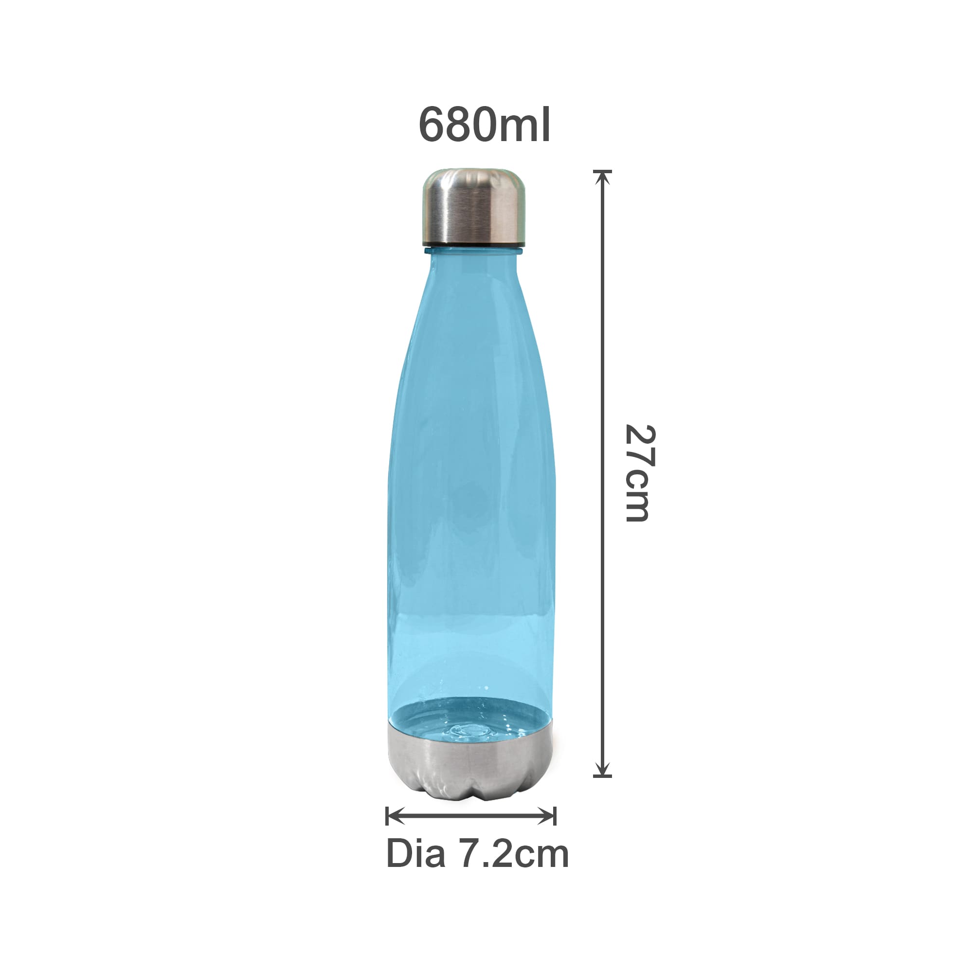680ML BPA Free Tritan Translucent Bottle