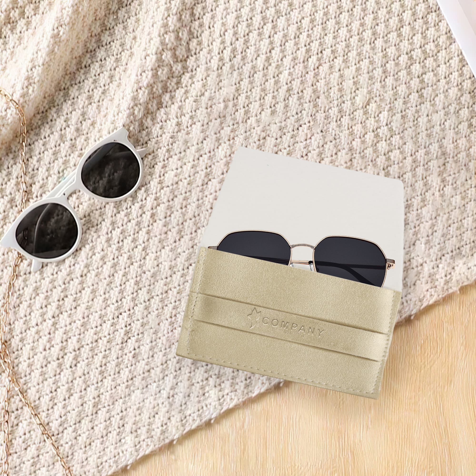 PU Leather Glasses Pouch B