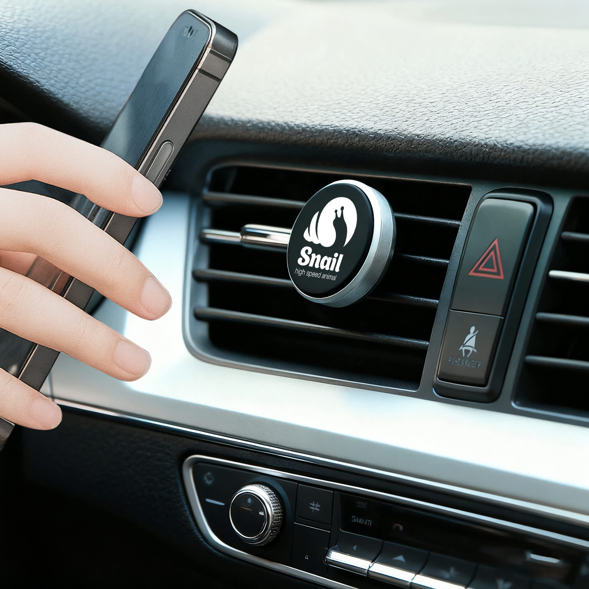 Clip-on Car Phone Holder
