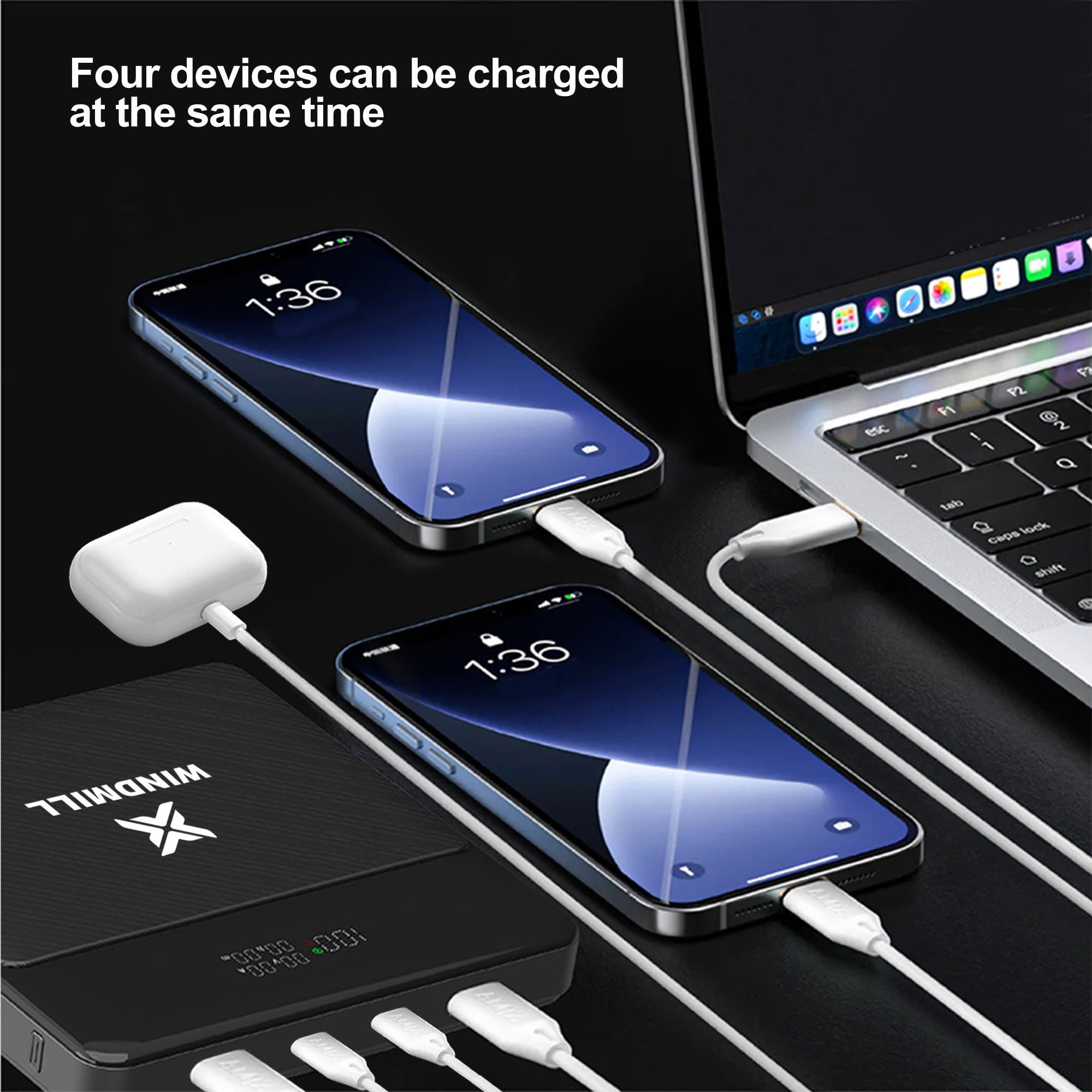 20000mAh 100W Laptop Power Bank
