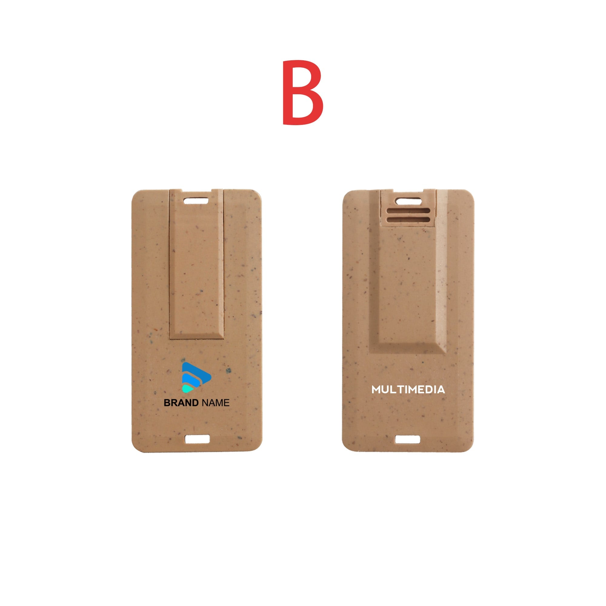 Wheat Straw Credit Card Flash Drive