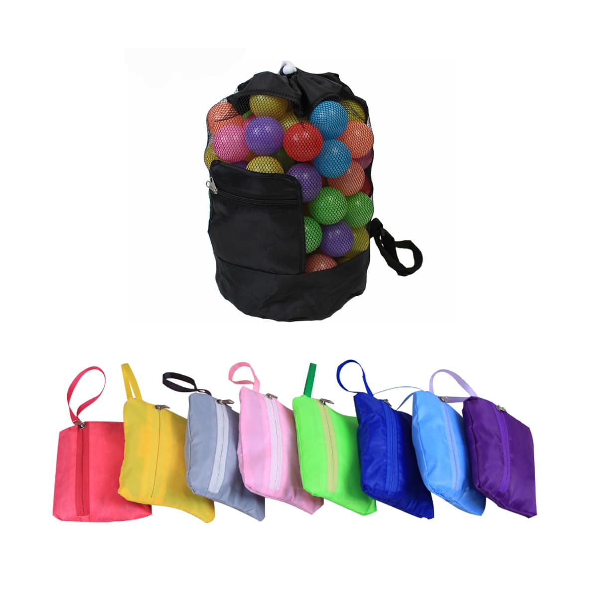 Foldable Mesh Drawstring Backpack
