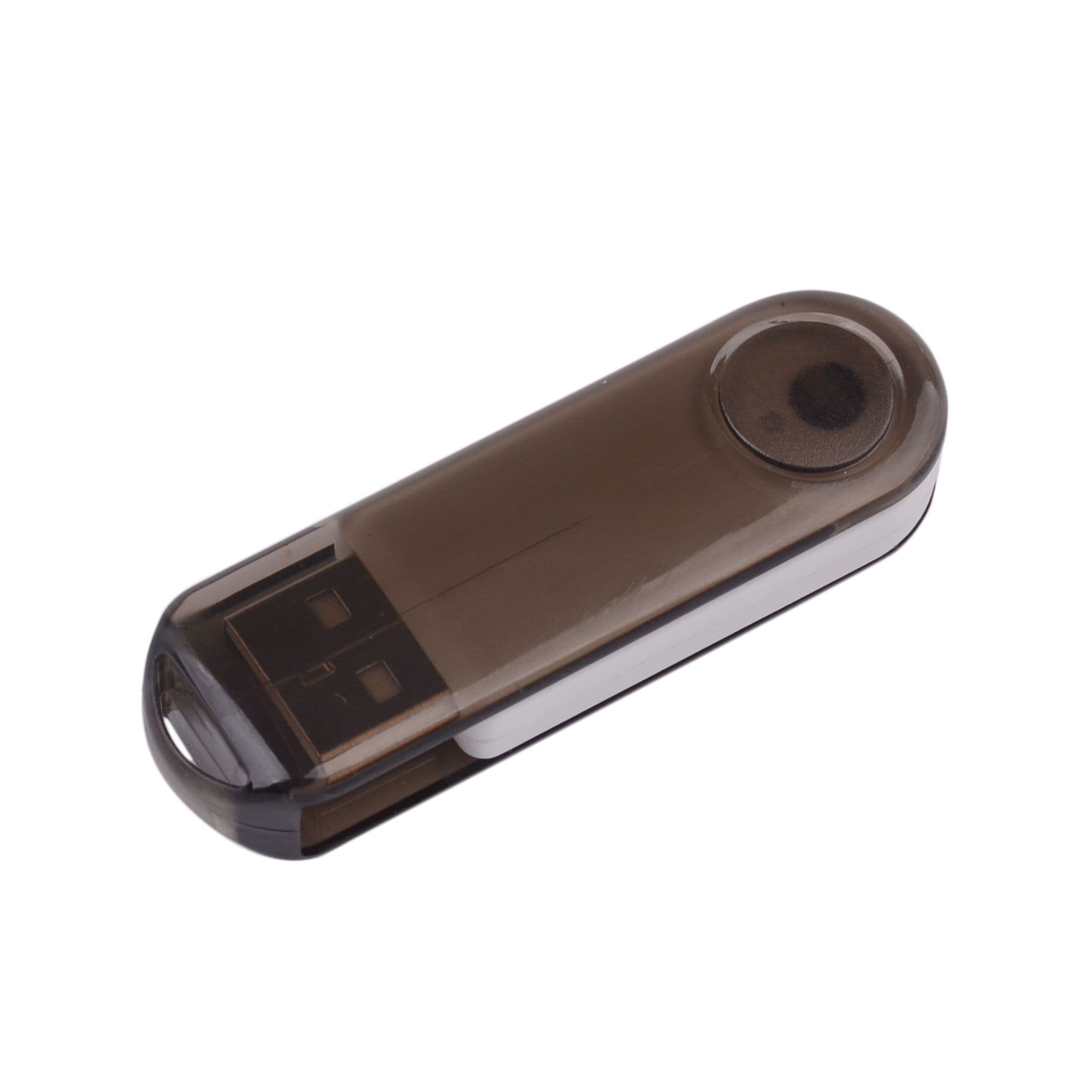 Transparent Swivel Flash Drive