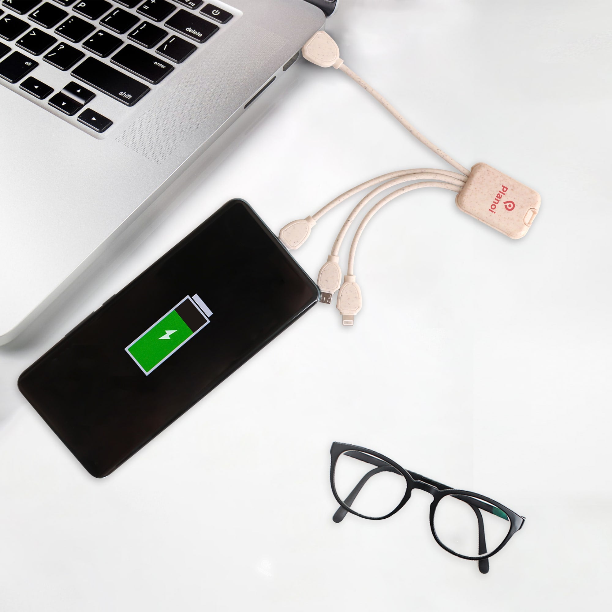 Wheat Straw Charging Cable - Square Shape A