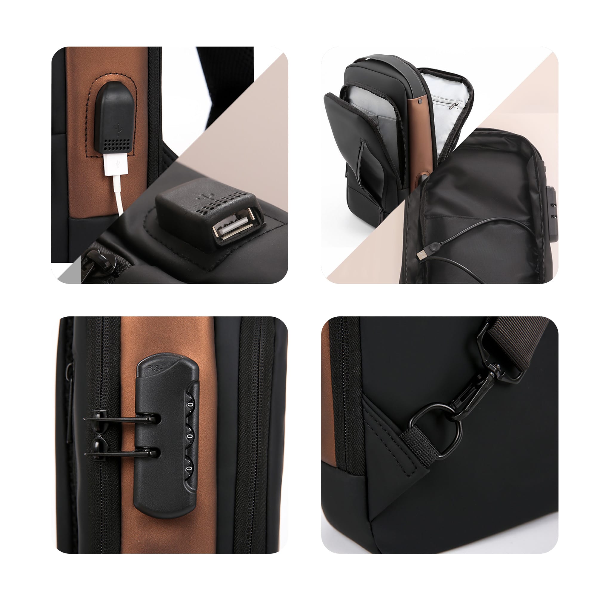 Anti-Theft Sling Bag