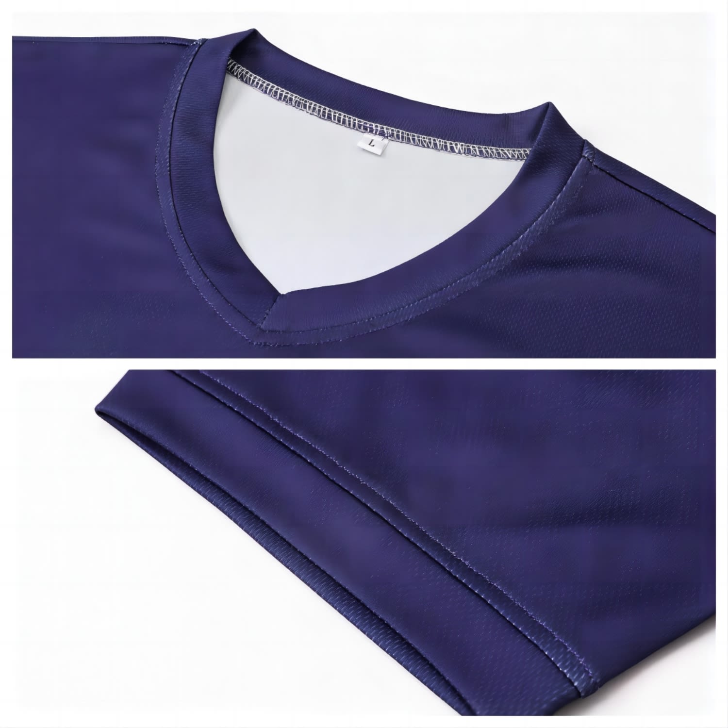 Unisex Adults RPET Sublimated V-collar Tee Shirt