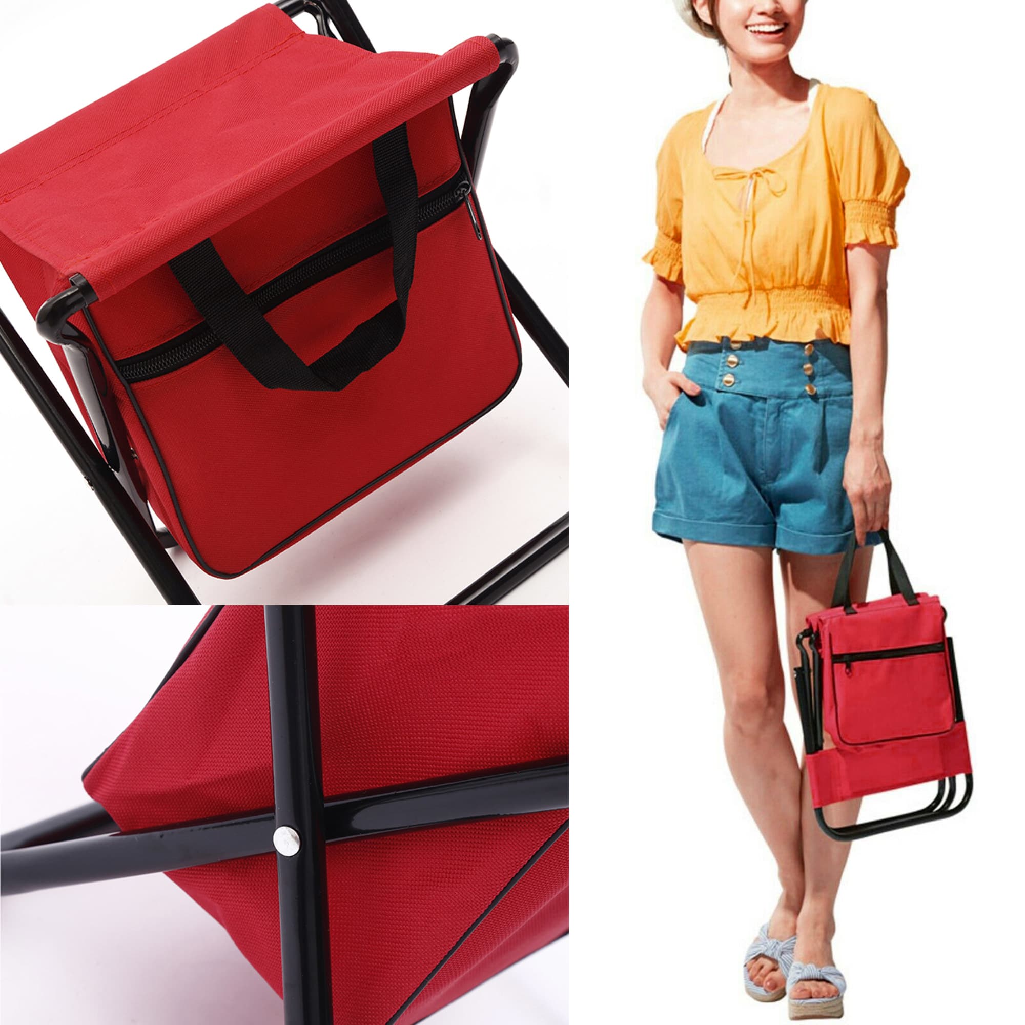 Children's Foldable Camping Chair with Bag