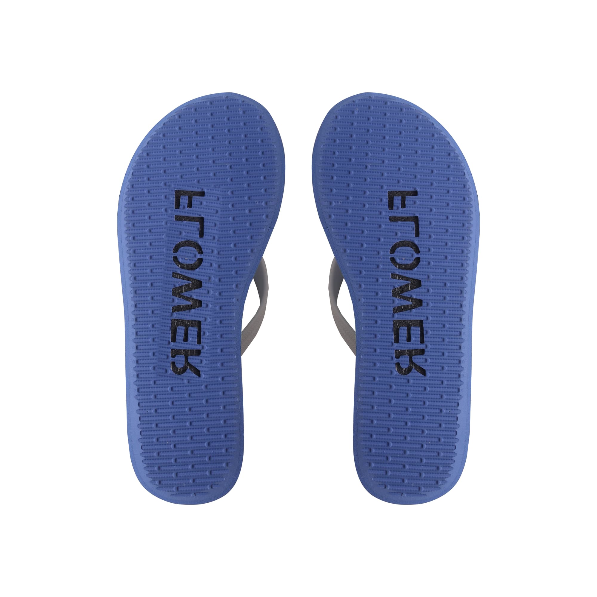 Rubber Platform Talking Footprint Thongs