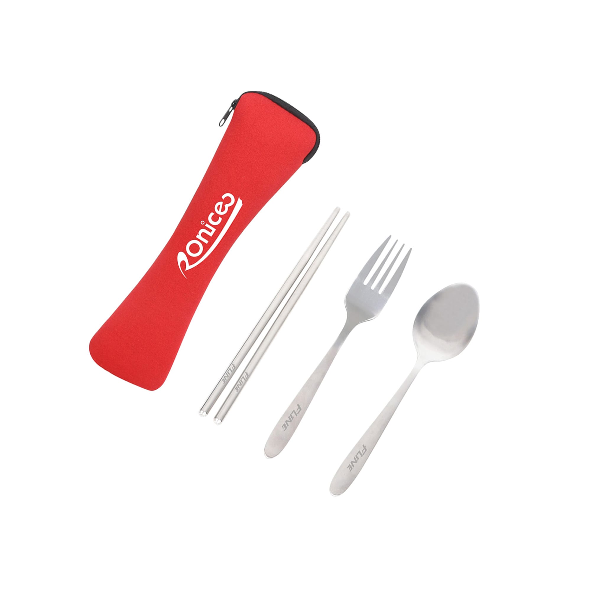 3 piece Stainless Steel Travel Utensils Set