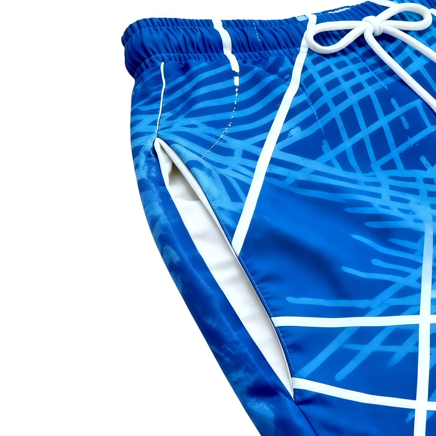 Unisex 100% Polyester Woven Shorts With Drawstring and Pocket
