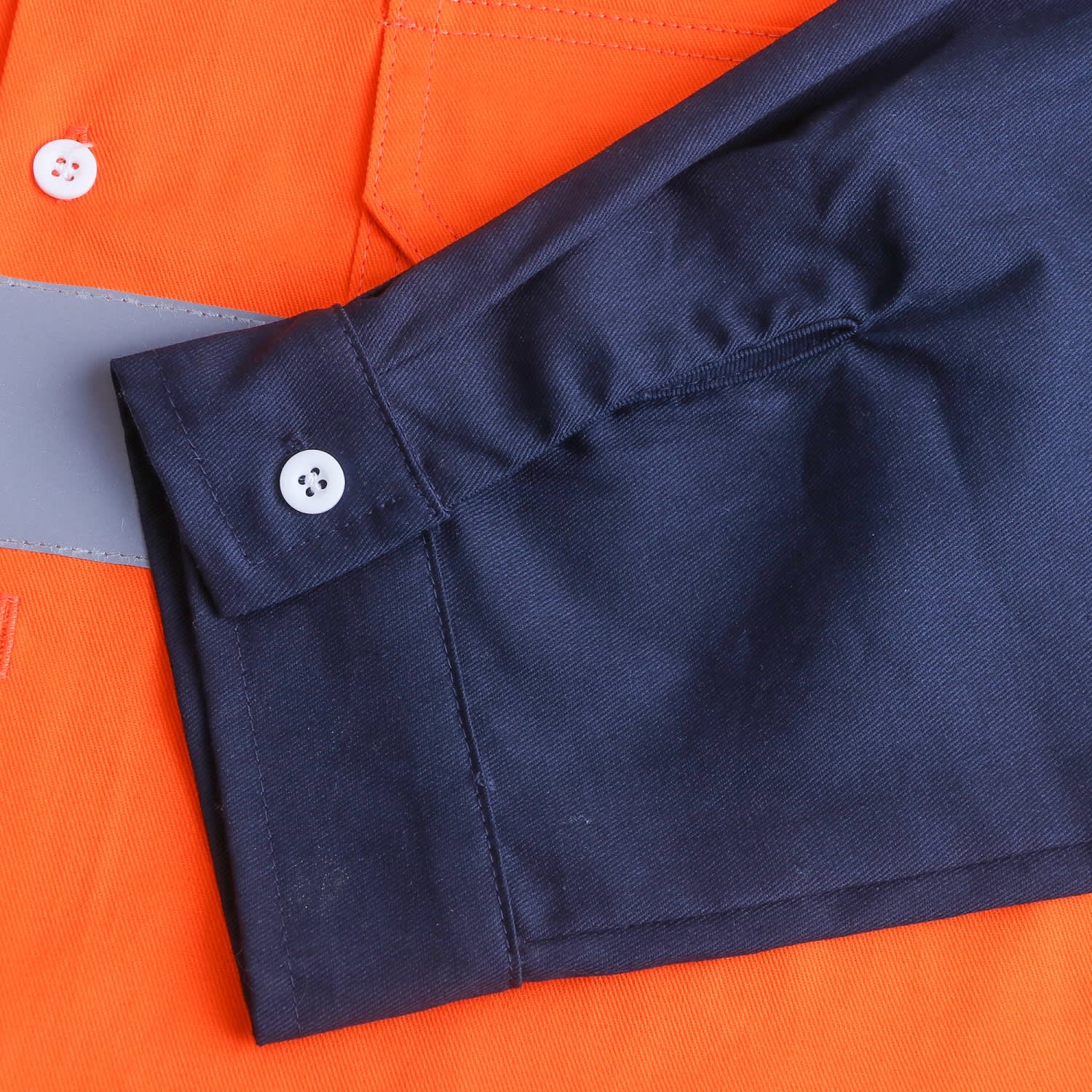 Unisex Cotton Hi-Vis Reflective L/S Shirt