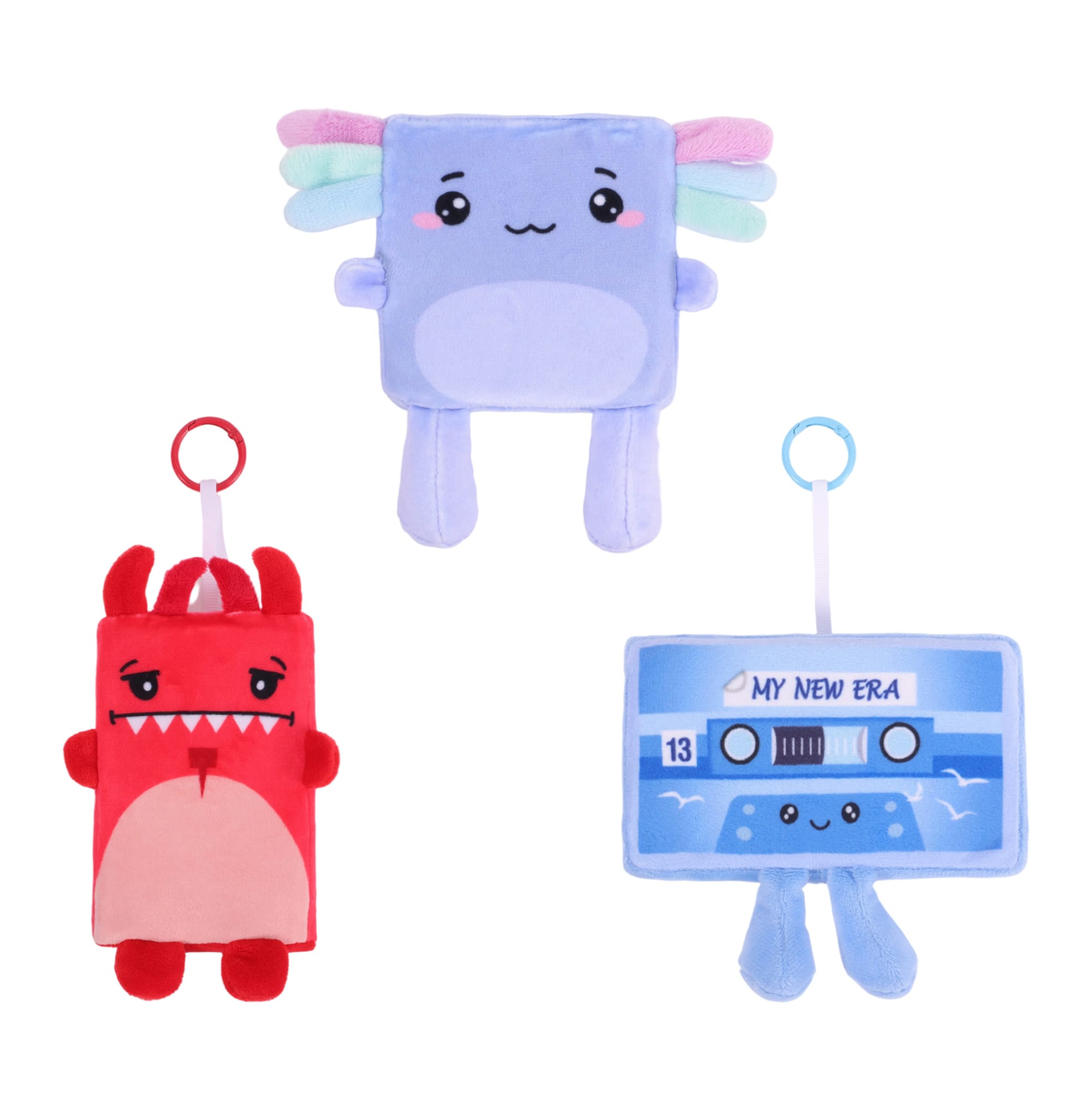 Block Plush Toy with O Ring