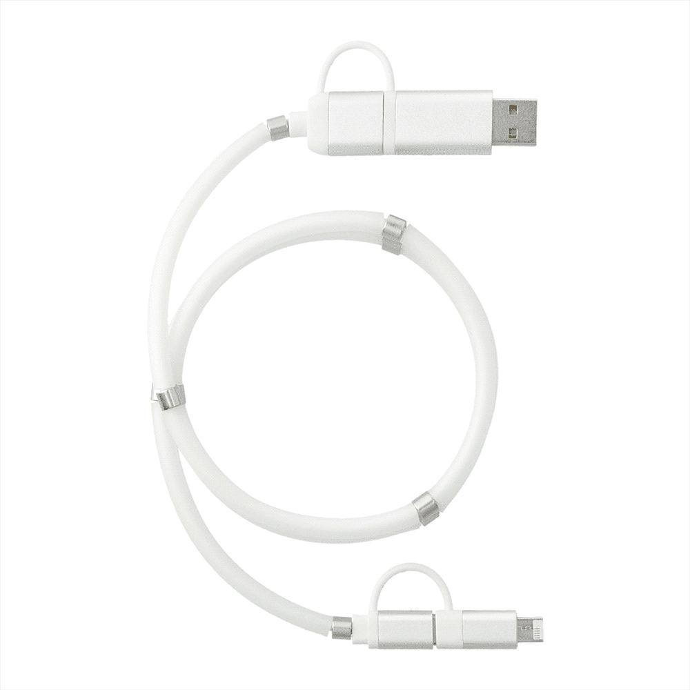 Whirl 5-In-1 Data Transfer Cable w/ Magnetic Wrap