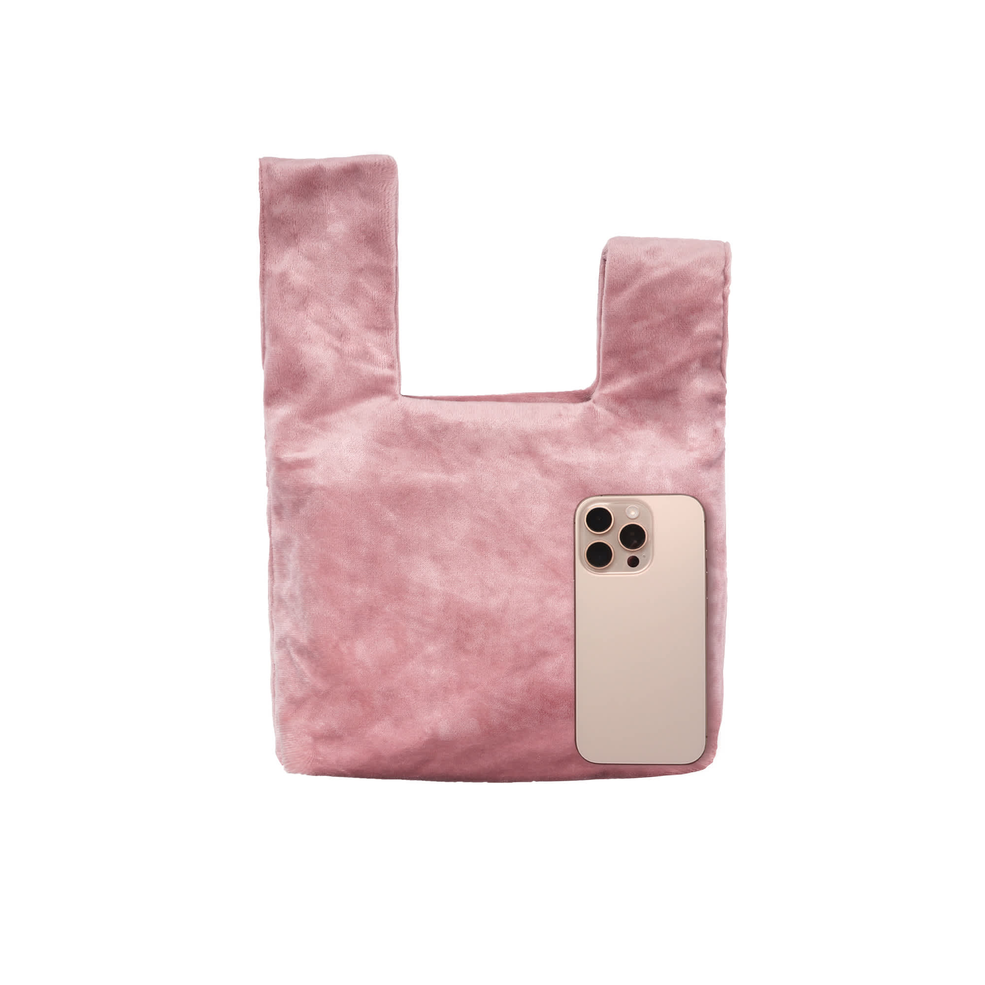 Velvet Knot Wrist Bag