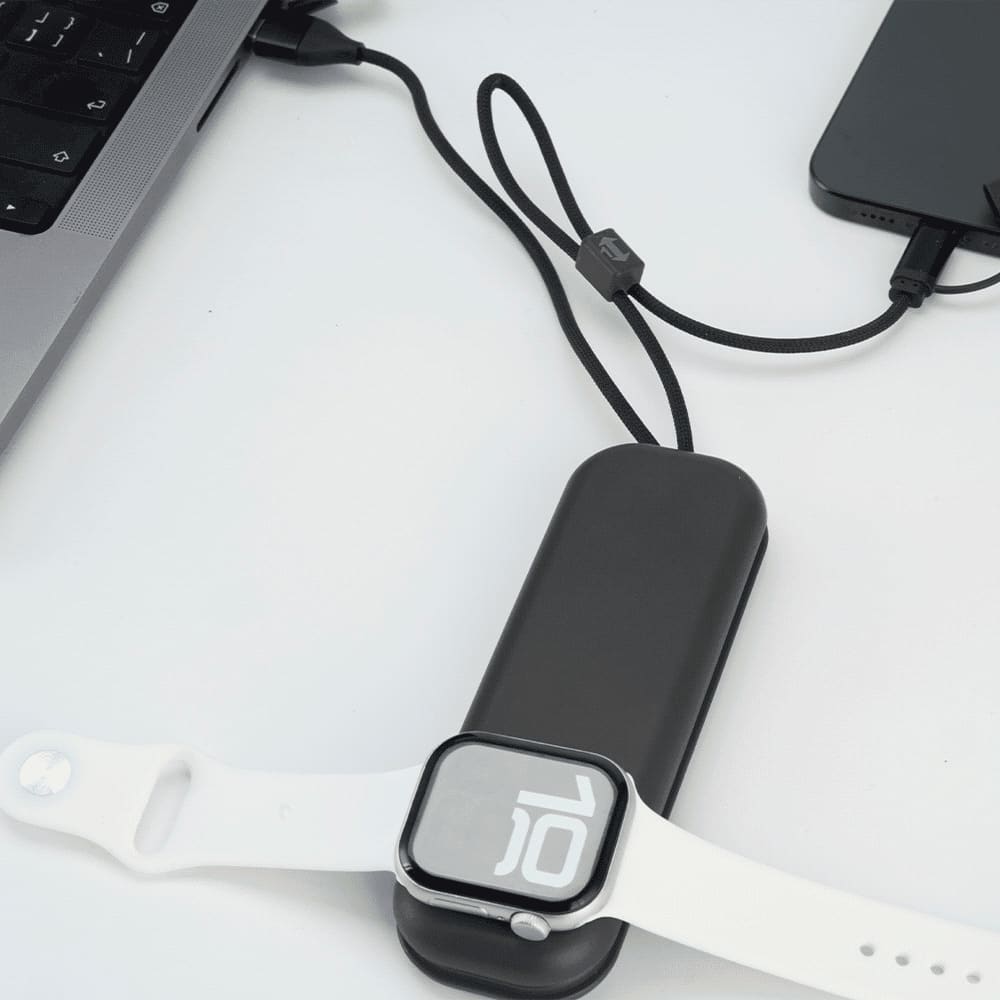 ZenGo Foldable 5in1 Charging Cable w/ Wireless Watch Charger