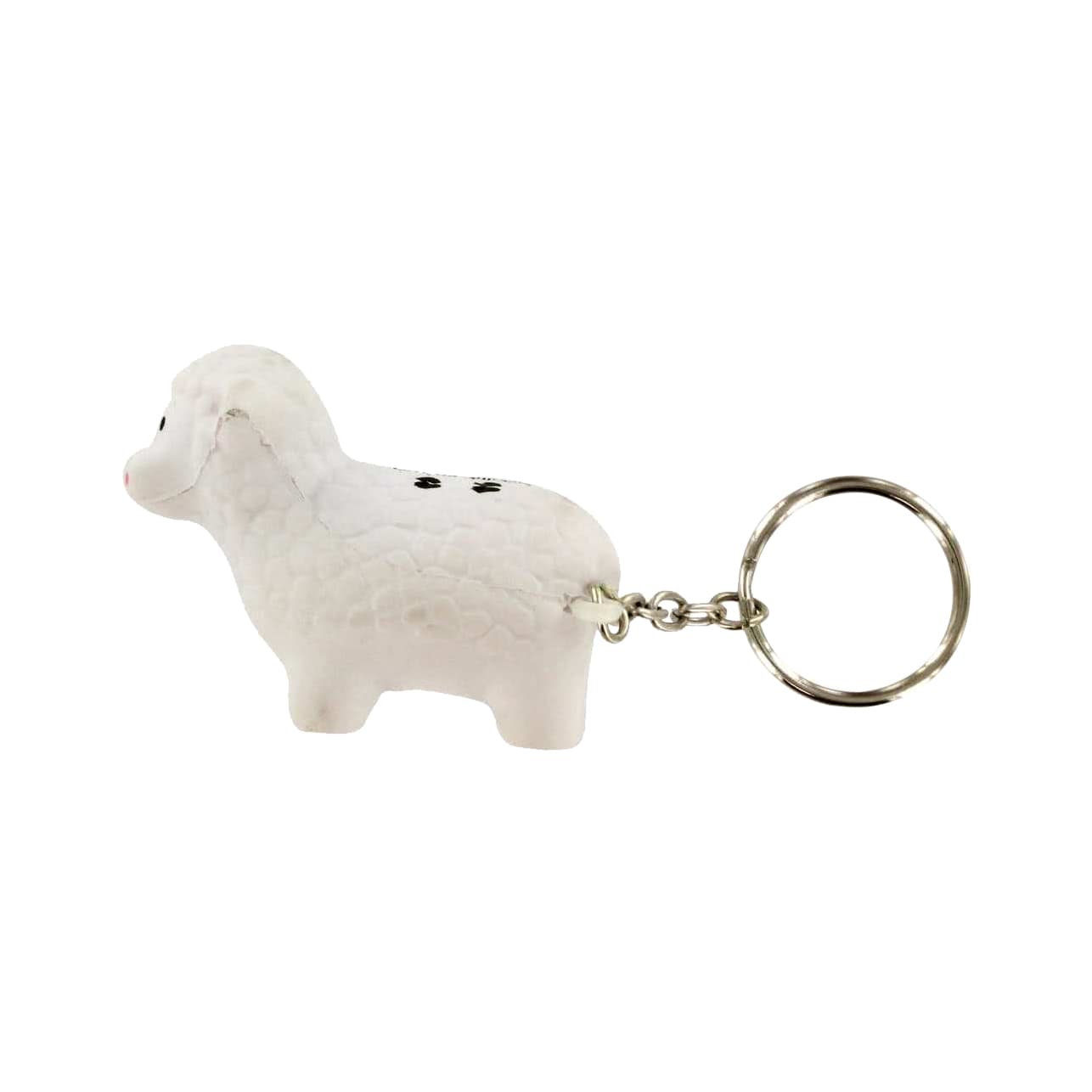 Keyring with Sheep Stress Reliever