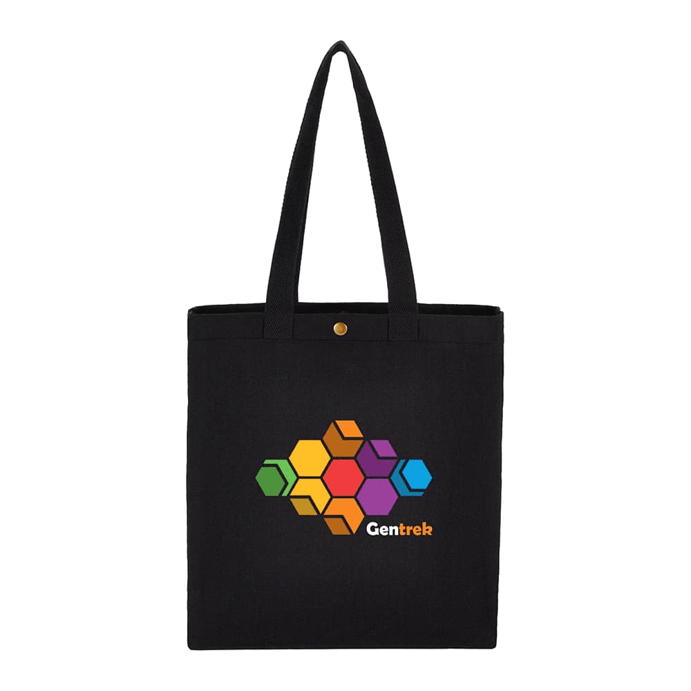 Repose 10oz Recycled Cotton Box Tote w/Snap