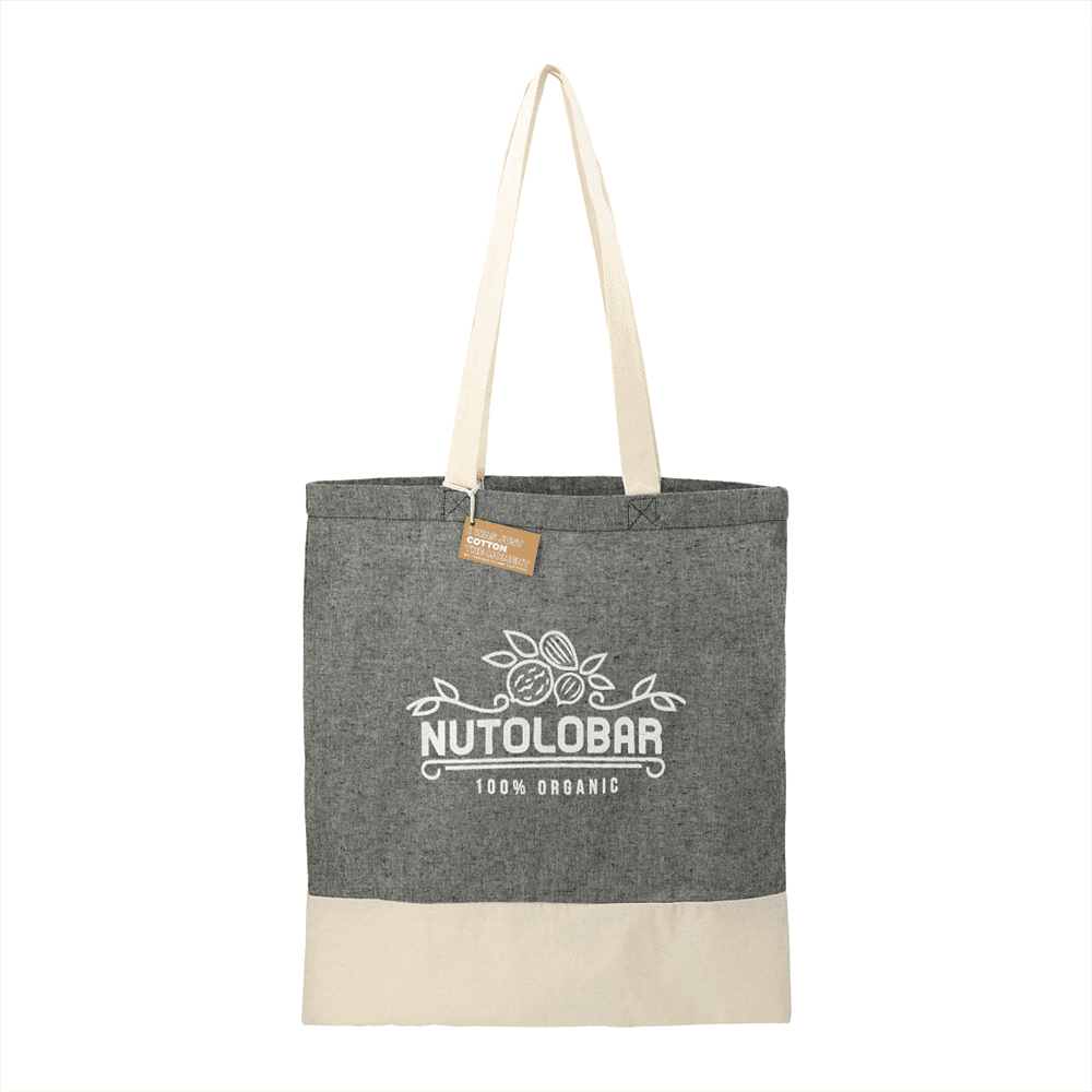 Split Recycled Cotton Twill Convention Tote