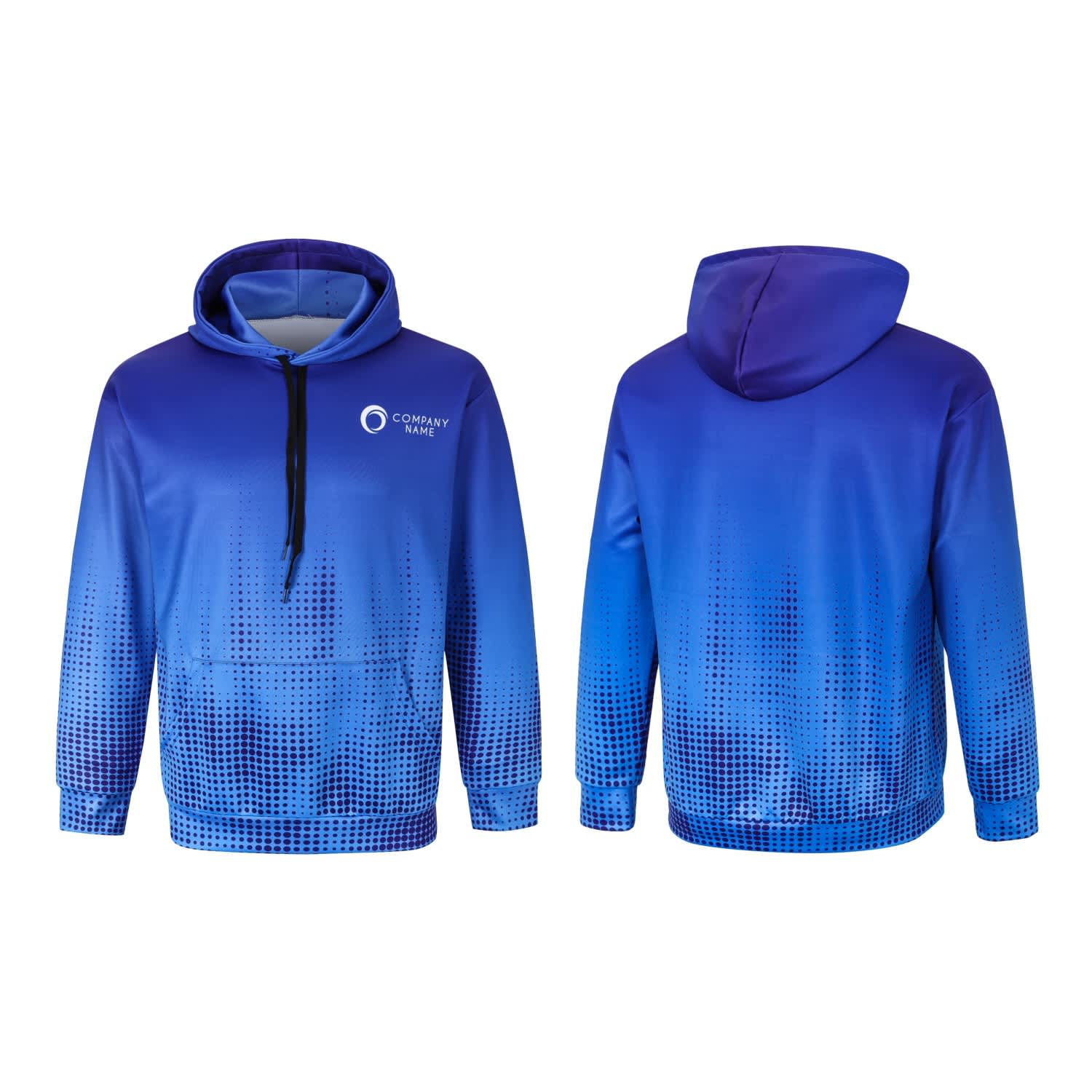 Unisex Adults Polyester Spandex Sublimated Hoodie With Pocket