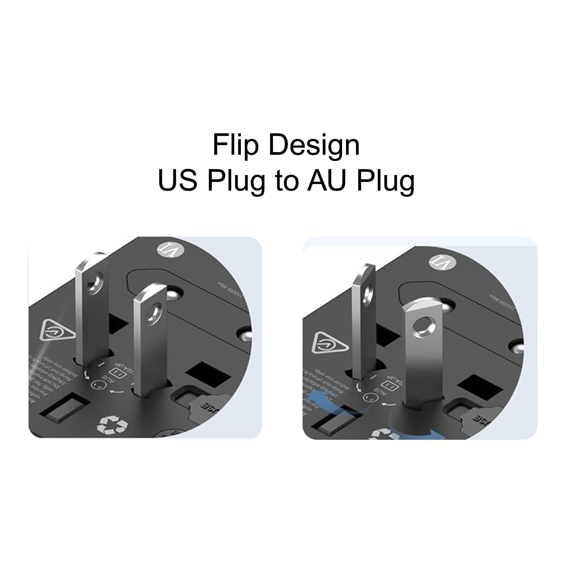 Mini Universal Travel Adapter (No USB Port)