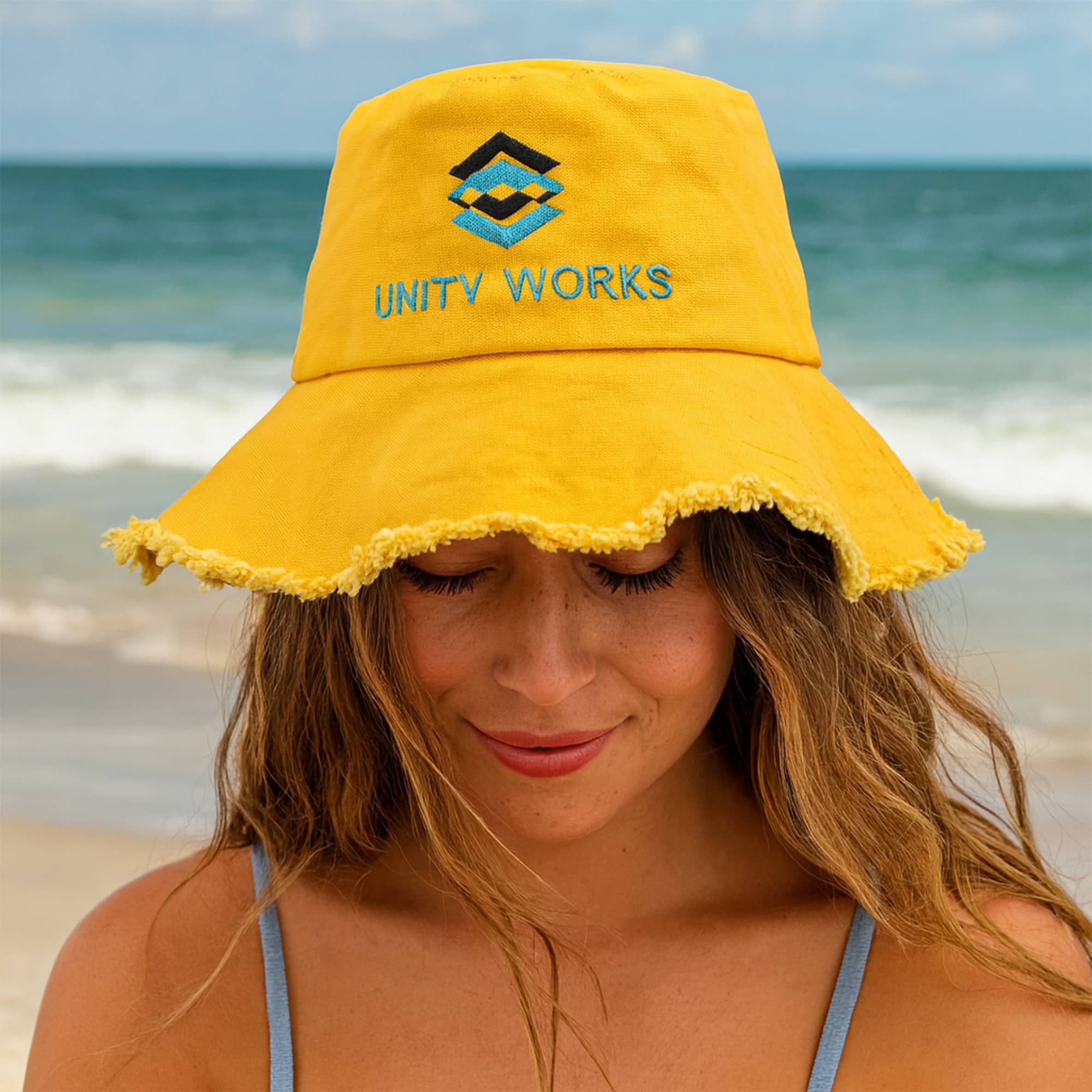 Raw Edge Bucket Hat