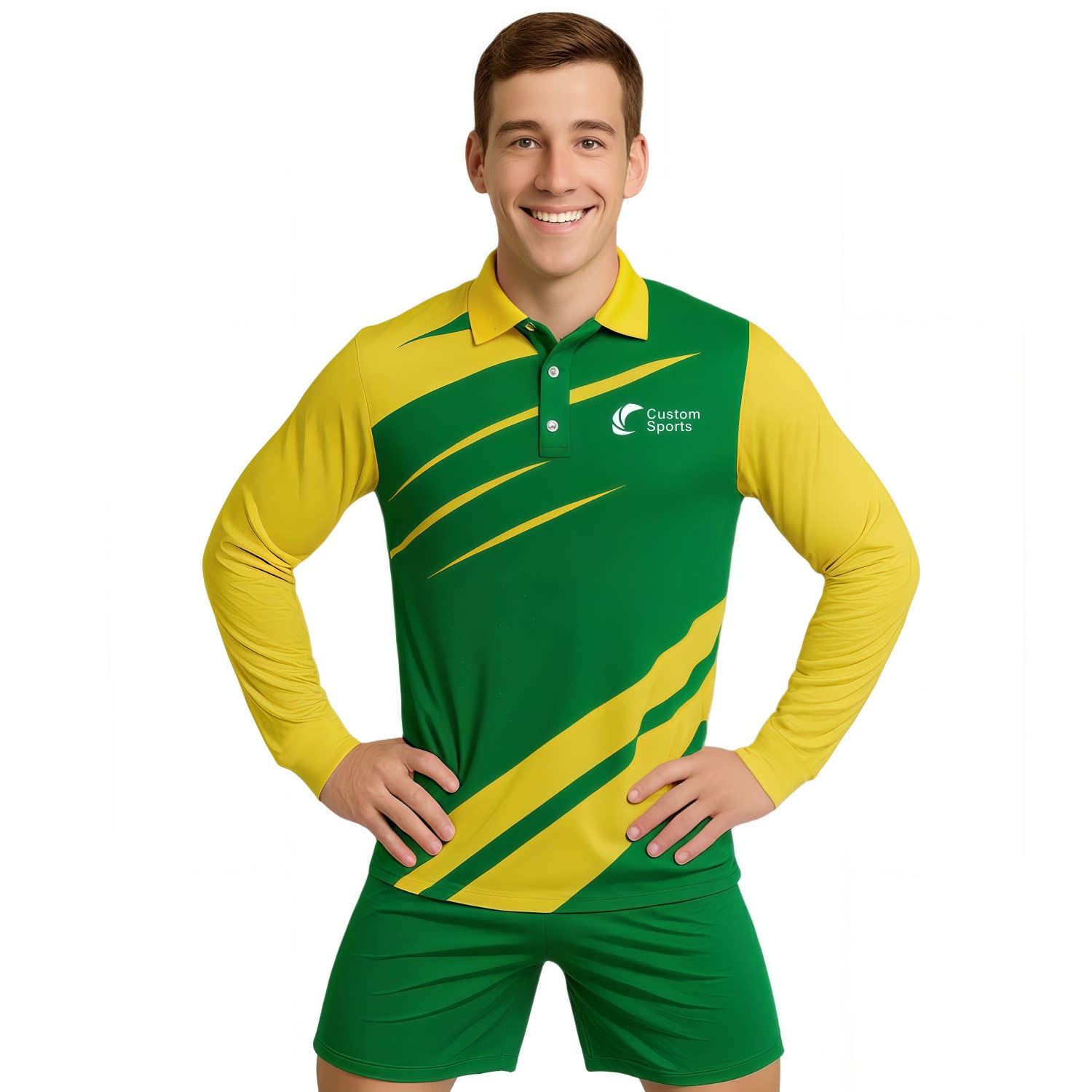 100% Poly Micro Mesh Sublimated Basic Long Sleeves POLO