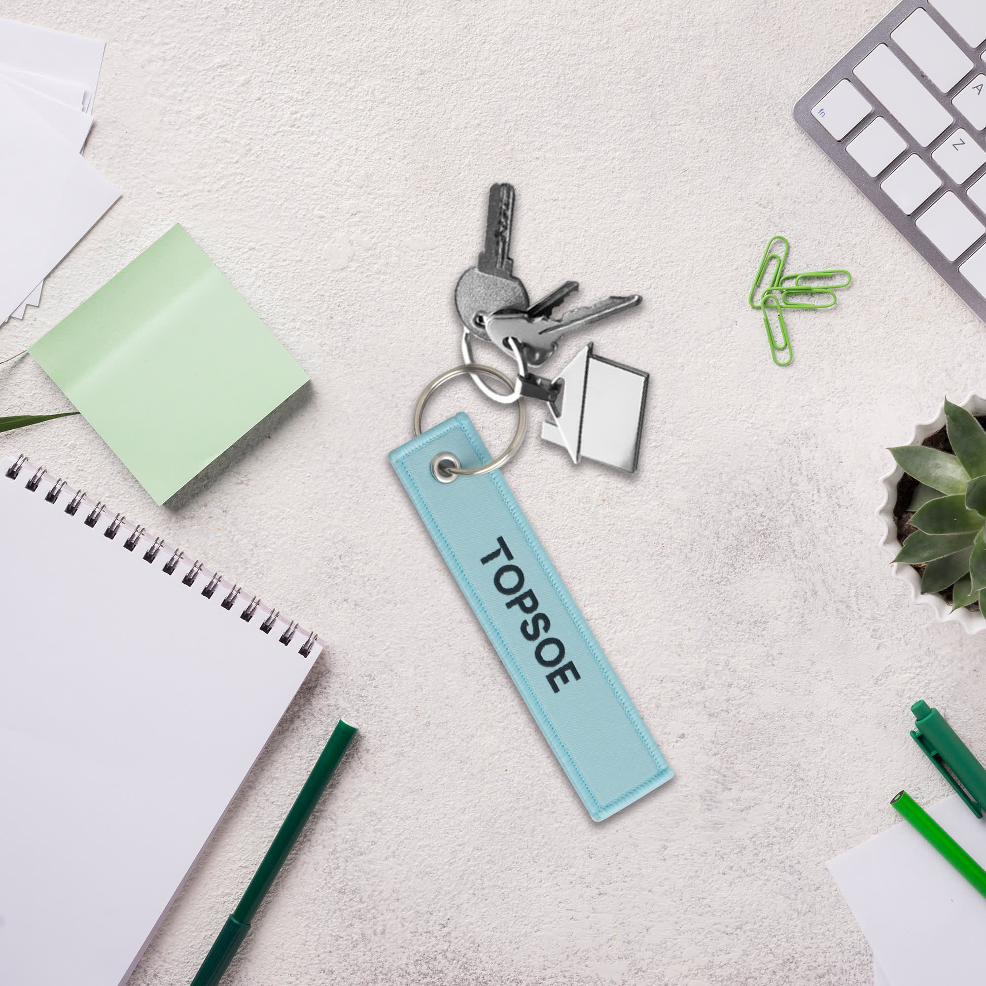 Woven Key Tag