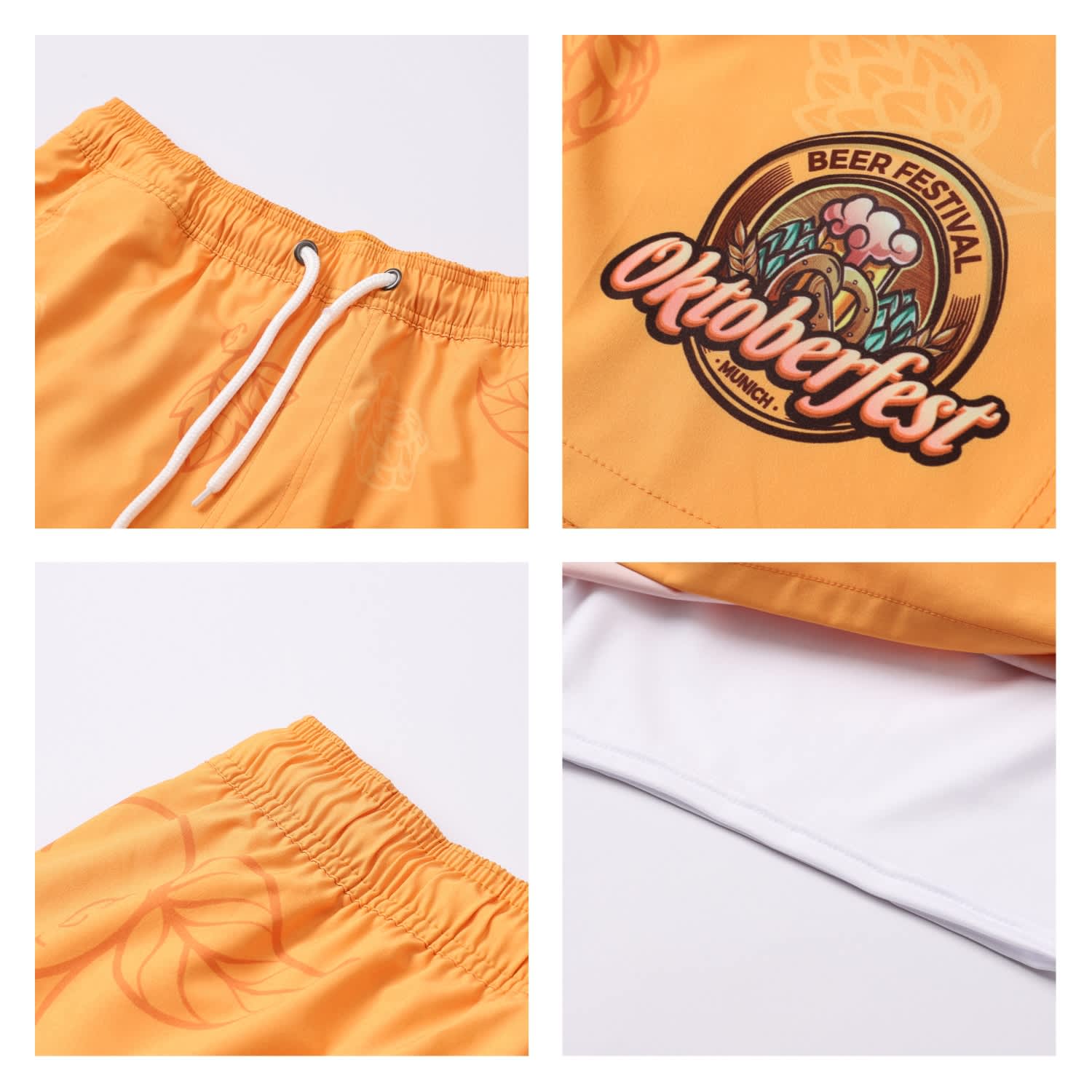 Men's Polyester Spandex Sublimated Swim Shorts