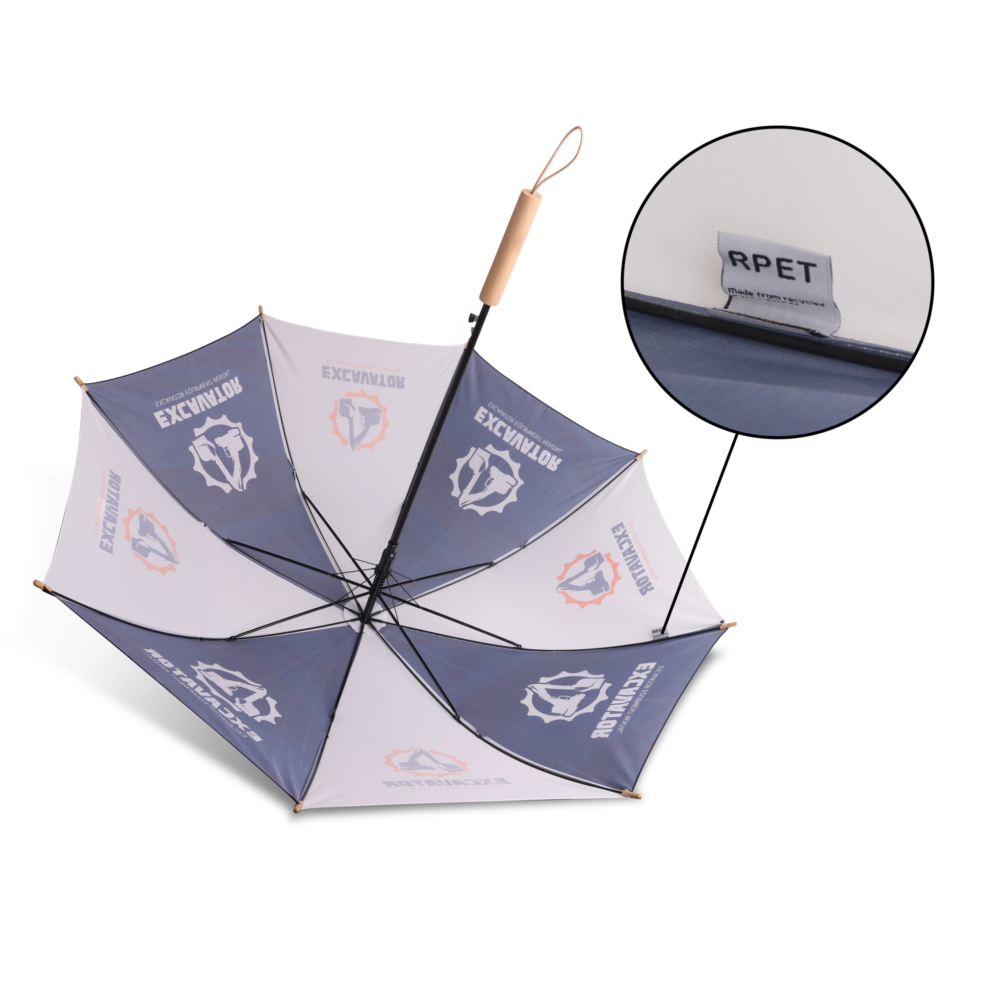 RPET Umbrella with Straight Handle