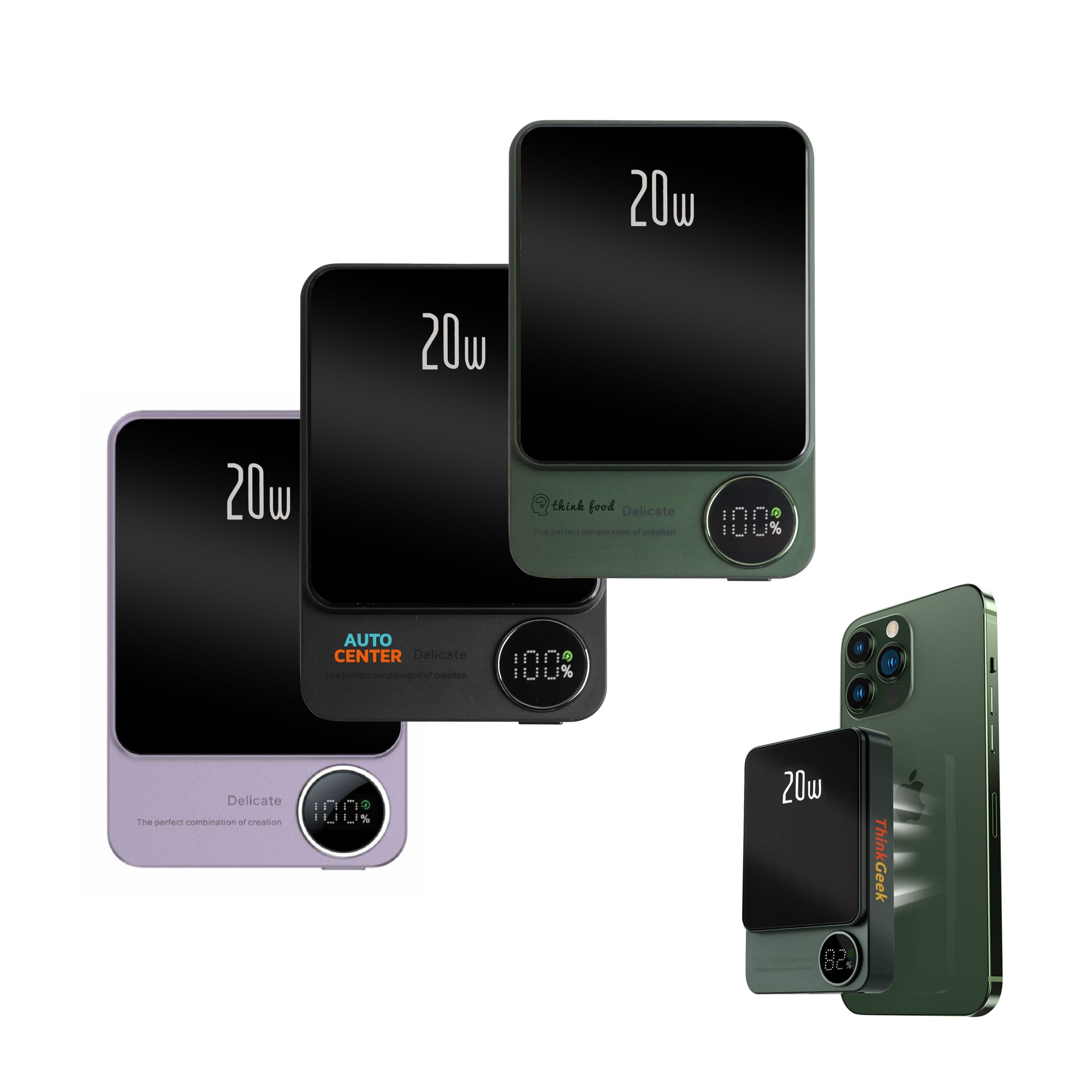 10000mAh Magnetic Wireless Power Bank