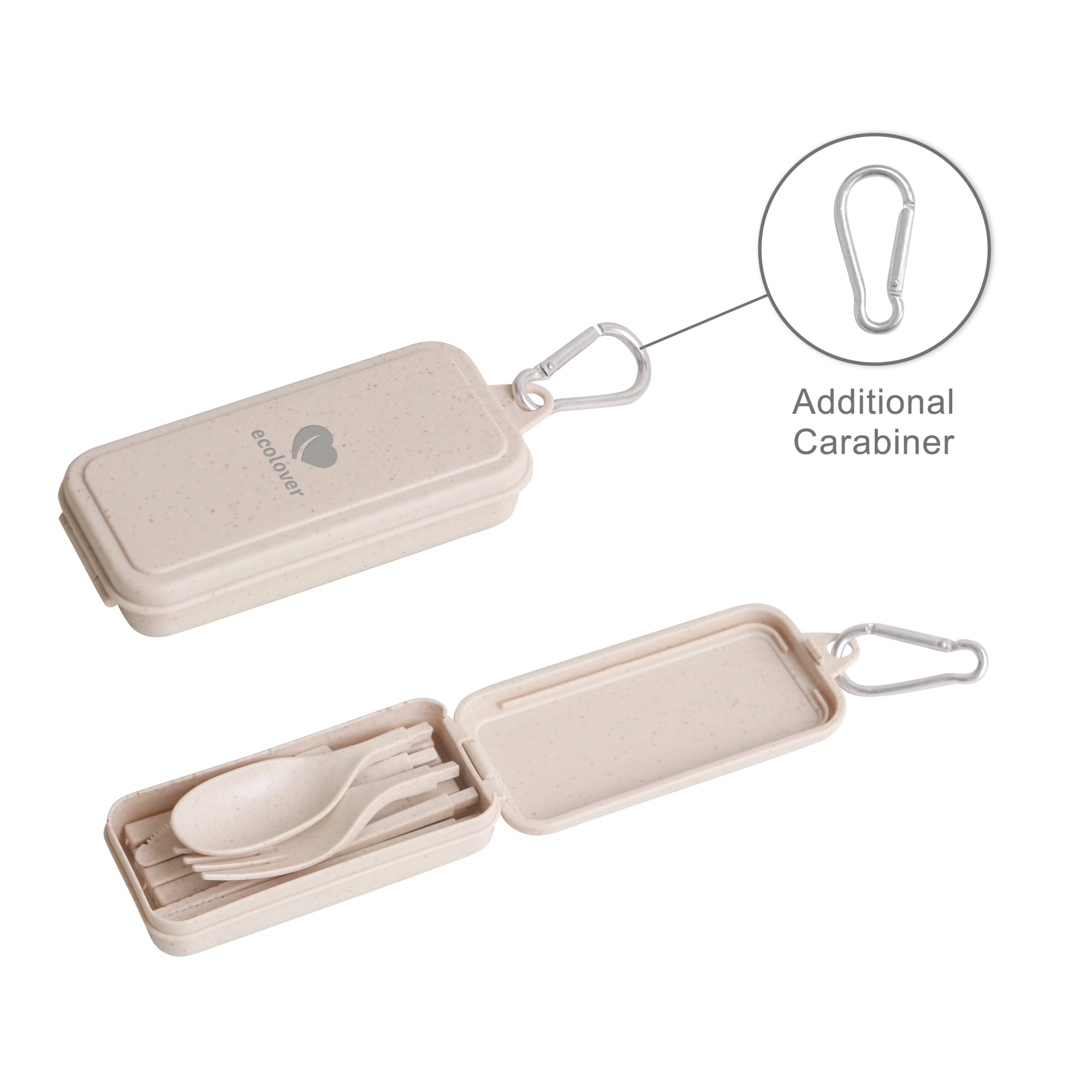 4 Pieces Travel Utensils Set