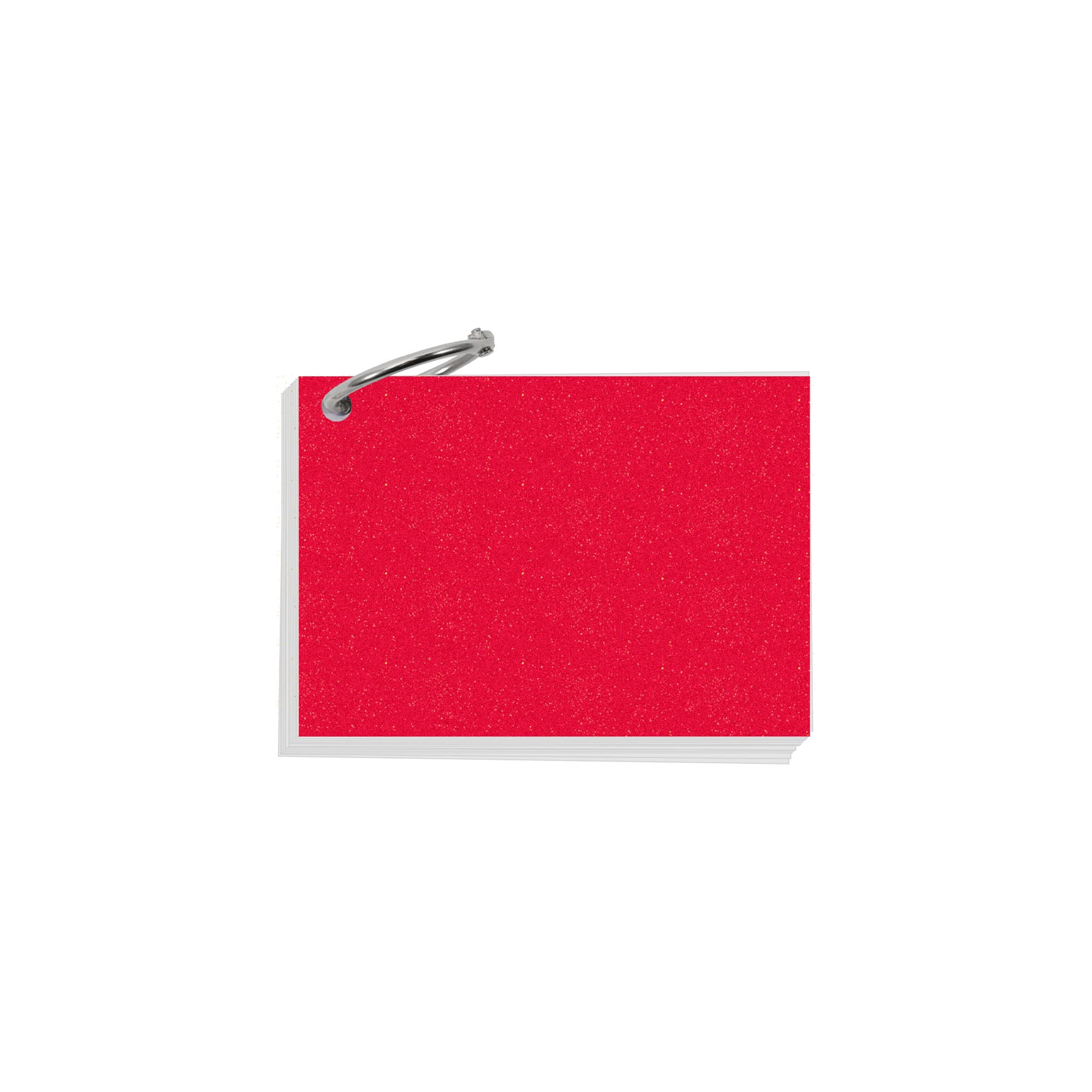 A7 Pearlescent Index Cards with Ring