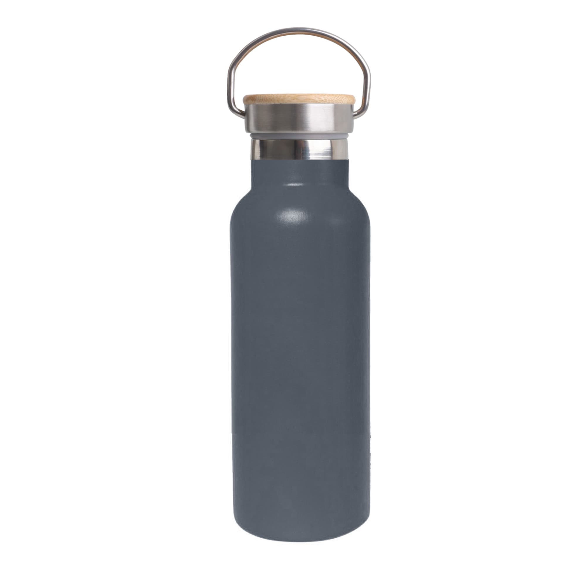500ml Double Wall Vacuum Bottle with Bamboo Lid