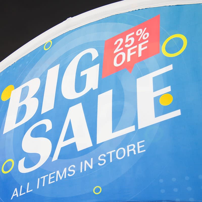 Curve Tent Billboard Banner 10x10ft