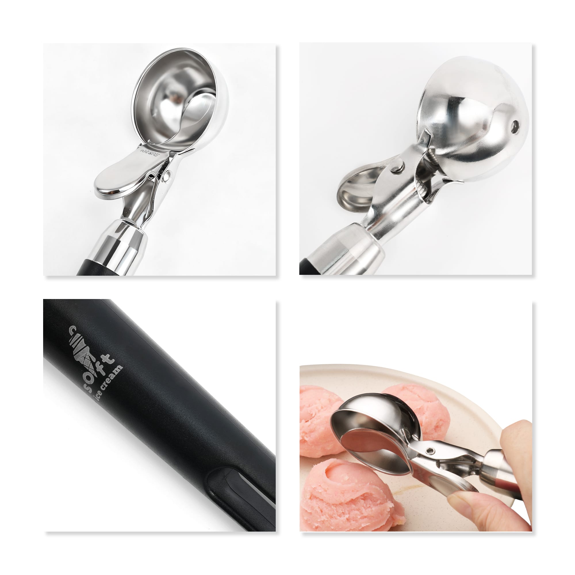 Ice Cream Scoop With Easy Trigger