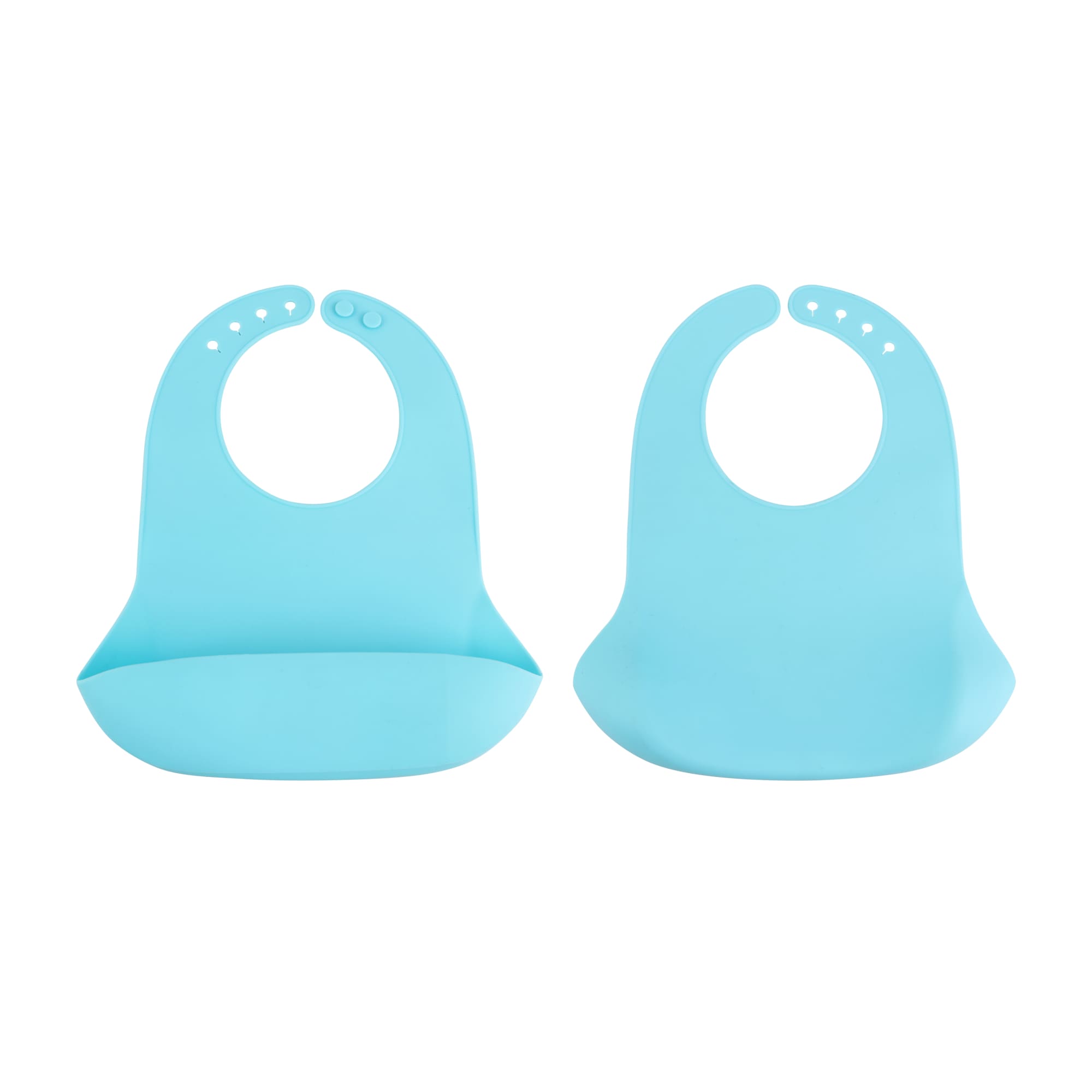 Silicone Bib with Snap Closure