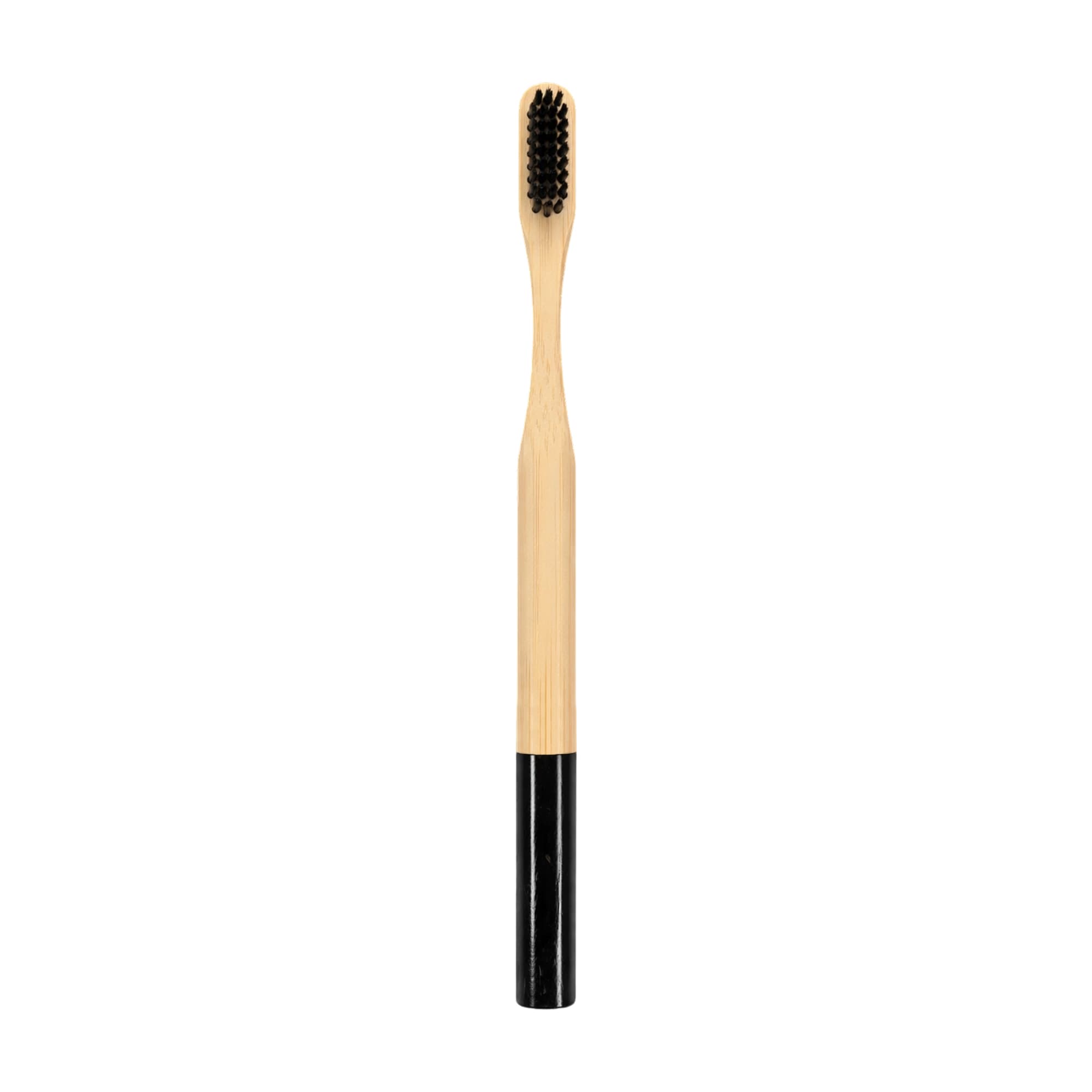 Large Round Handle Colorful Bamboo Toothbrush