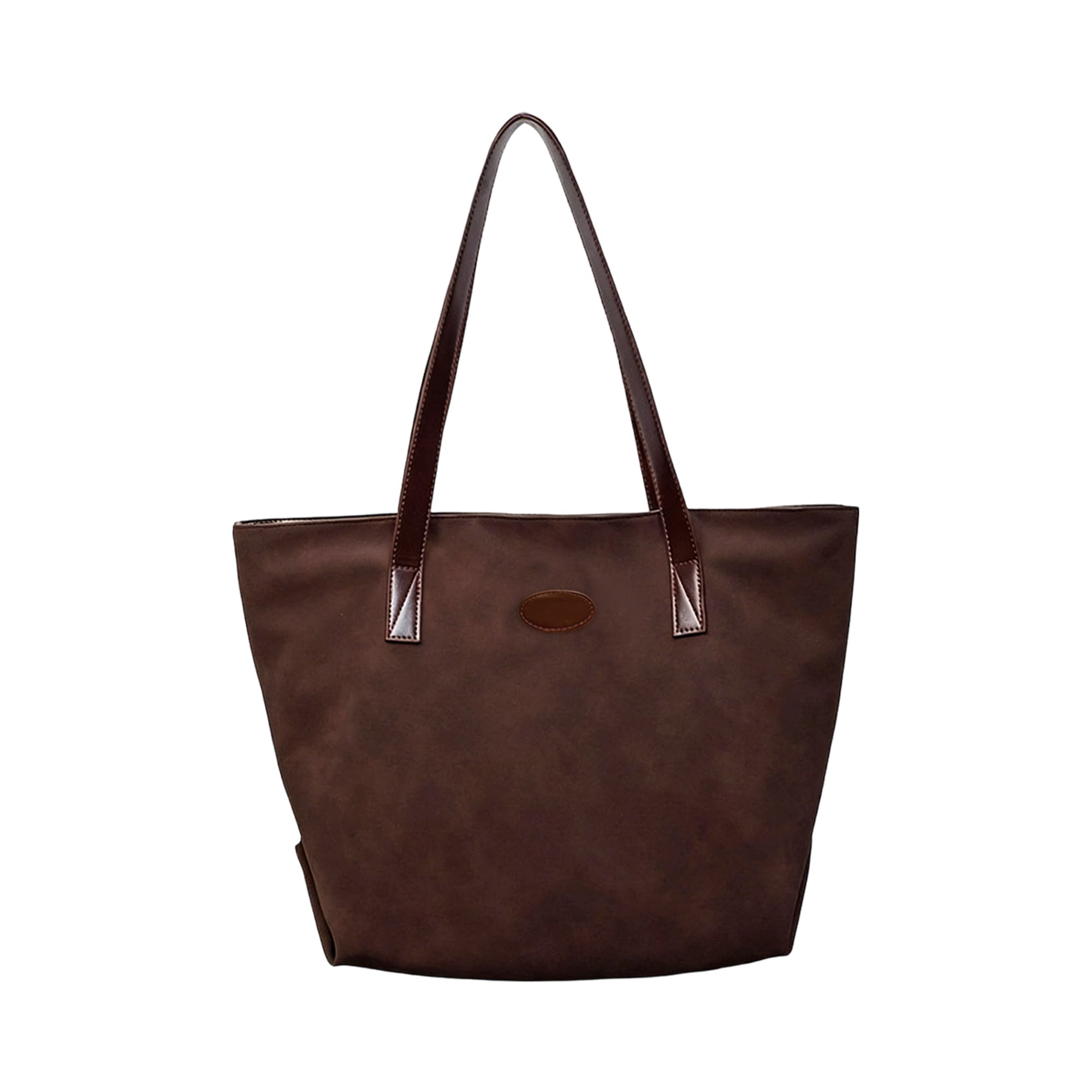 Suede Leather Tote Bag