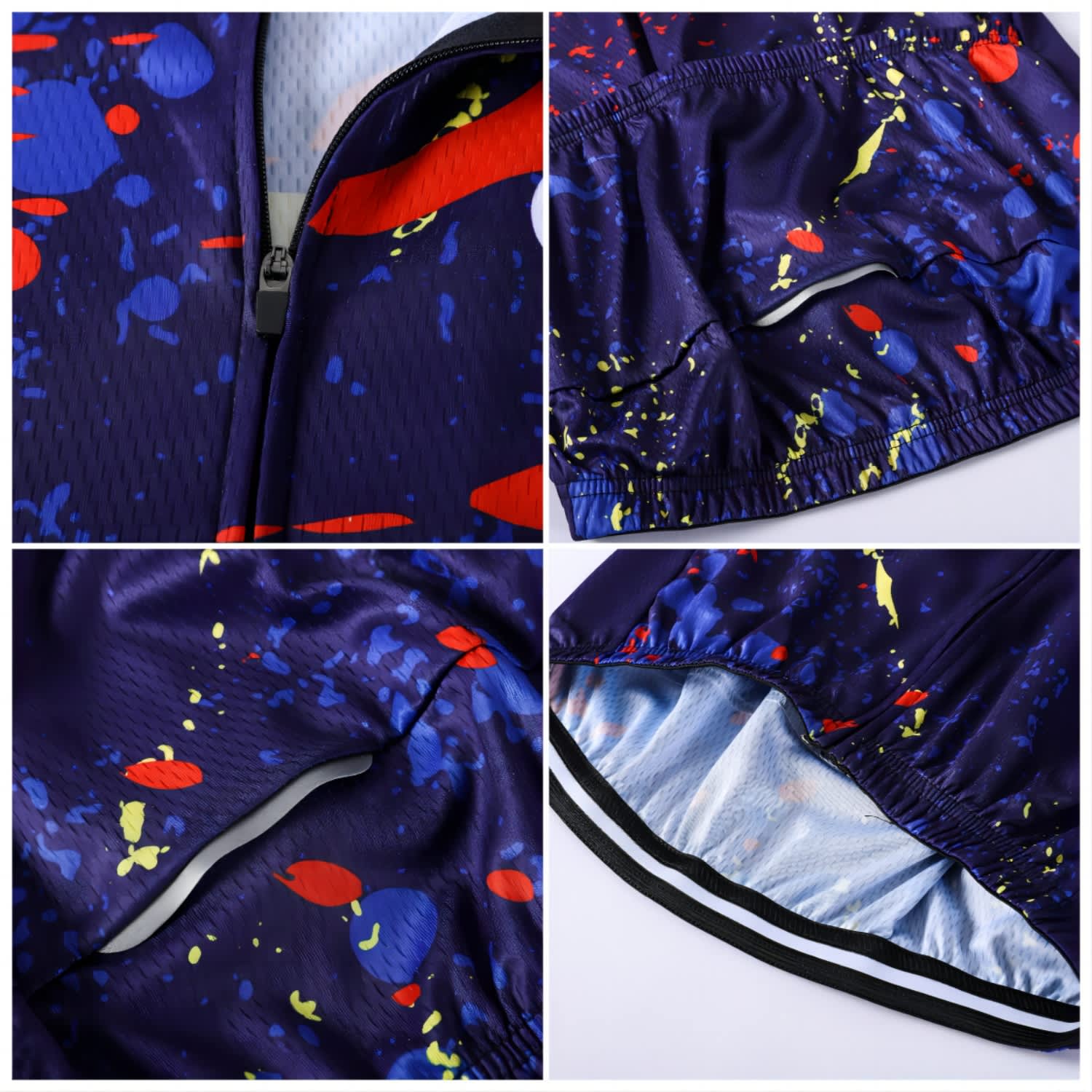 Men's Sublimated Long Sleeve Cycling Jersey