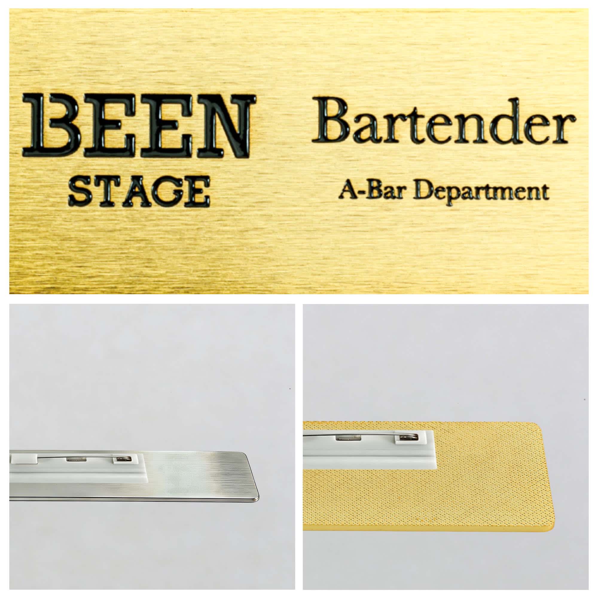 Metal Name Badge