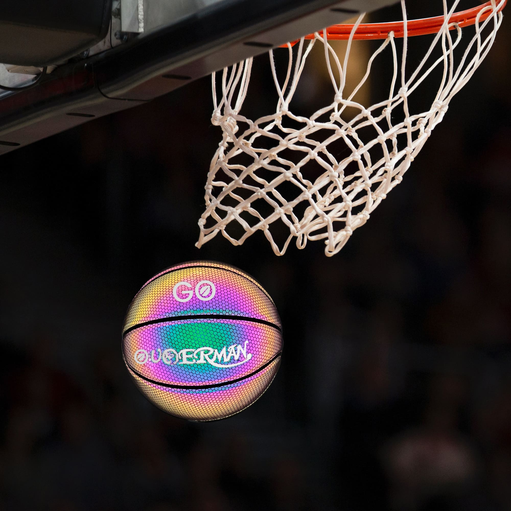 Holographic Glowing Basketball