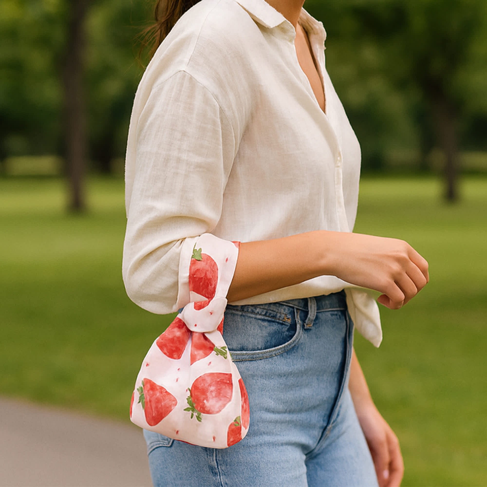 Sublimation Short Pile Wrist Bag