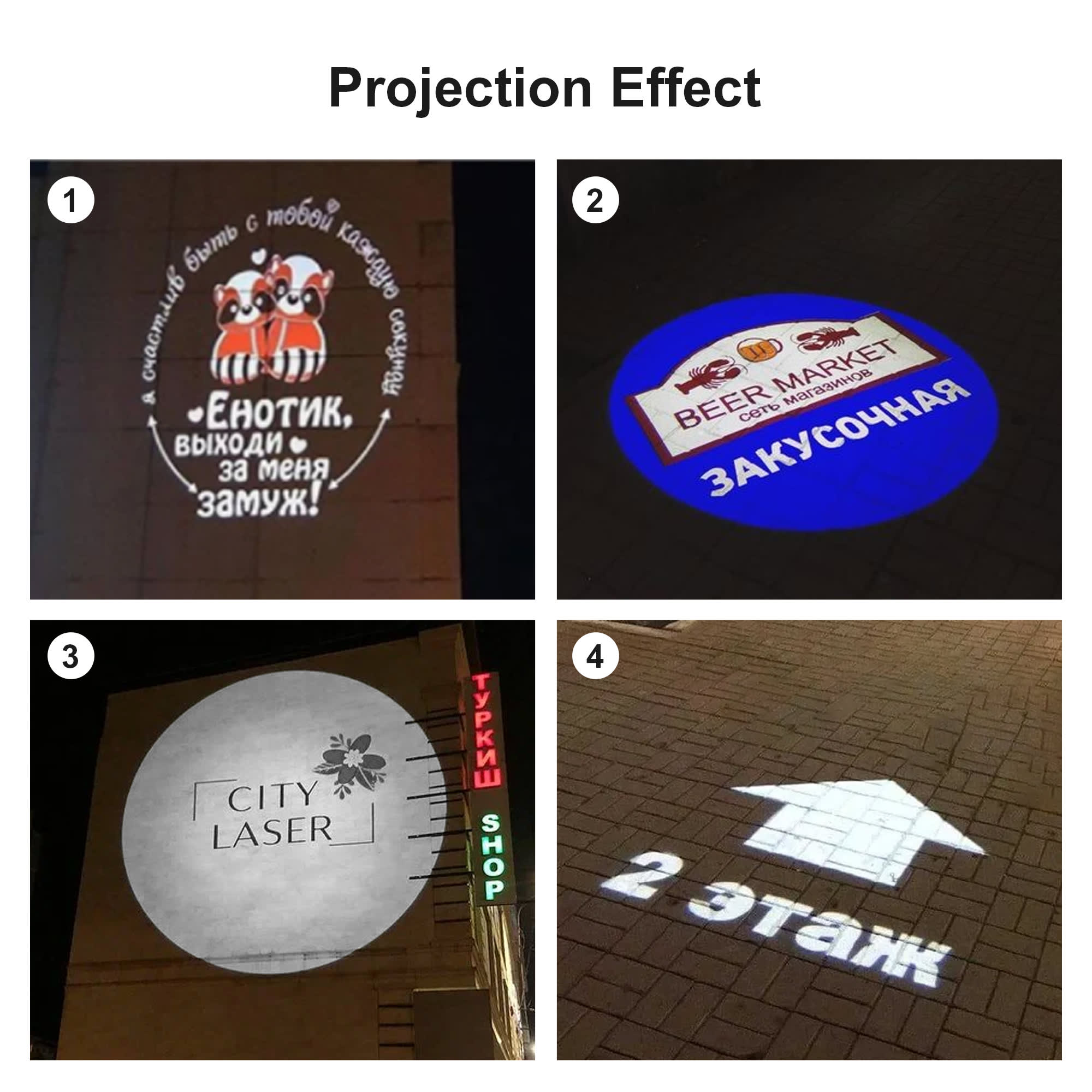 25W Advertising LED Logo Projector Light