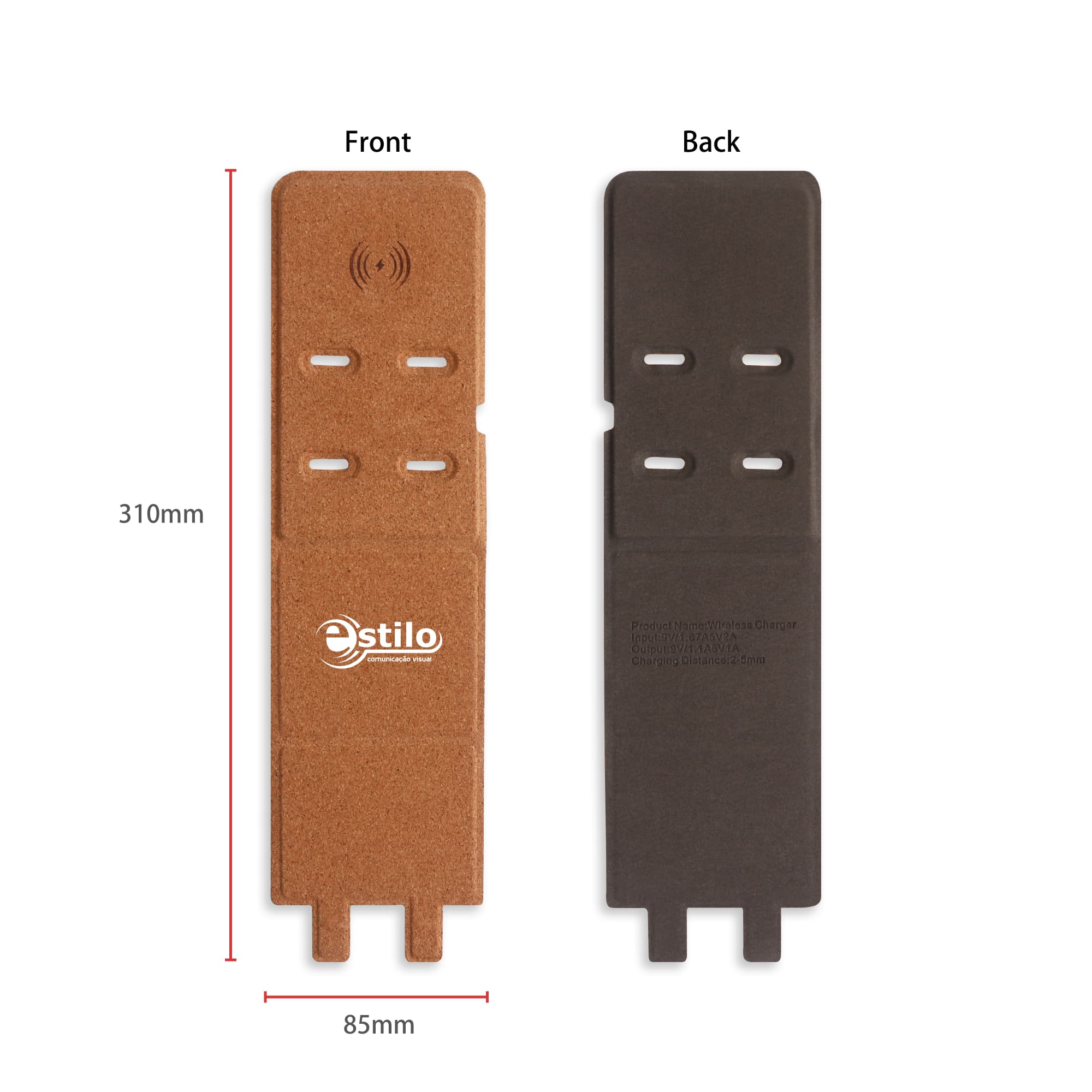 10W Stand Cork Wireless Charger