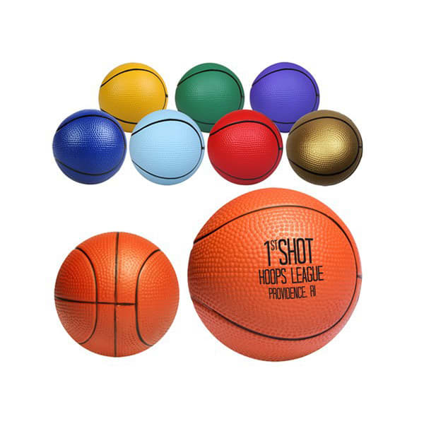 63mm Basketball Shape Stress Reliever